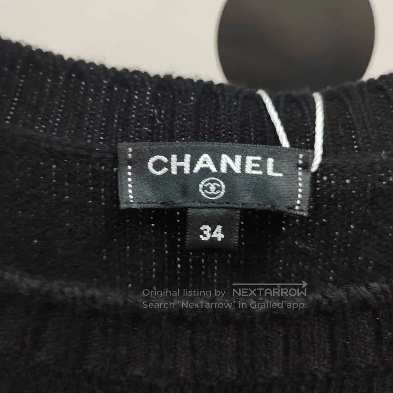 Chanel Chanel Black cashmere short sleeves Size XXS / US 00 / IT 34 - 3 Thumbnail
