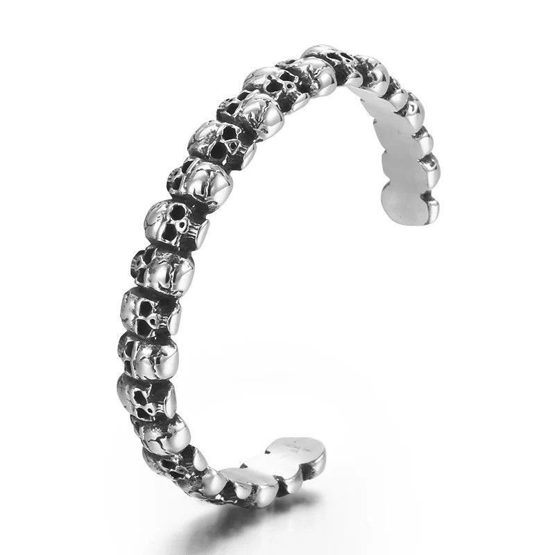 Jewelry Skulls Gothic Hand Punk Bracelet Size ONE SIZE - 3 Thumbnail