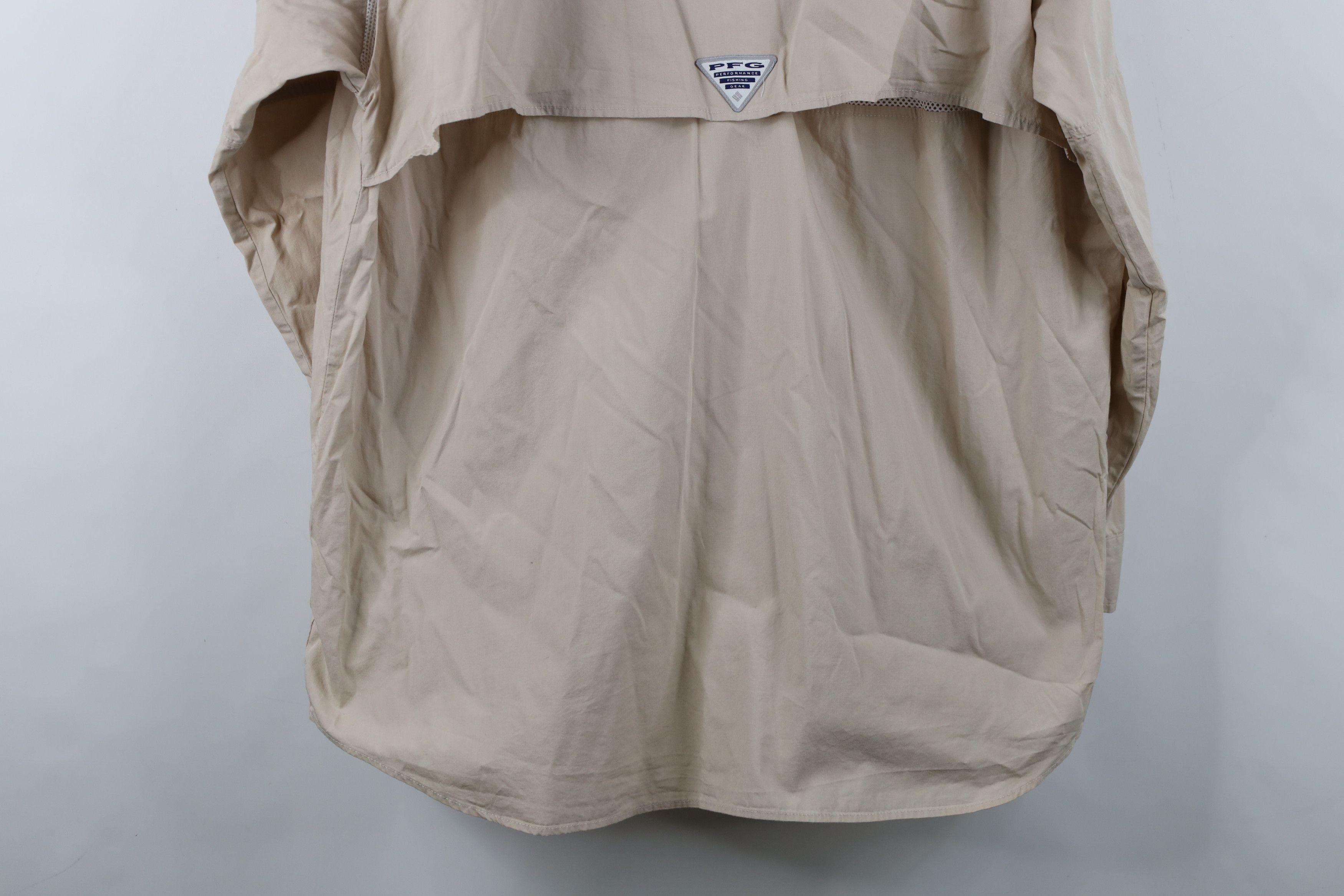 Columbia Columbia PFG Fishing Collared Button Down Shirt Beige Size US XL / EU 56 / 4 - 15 Thumbnail