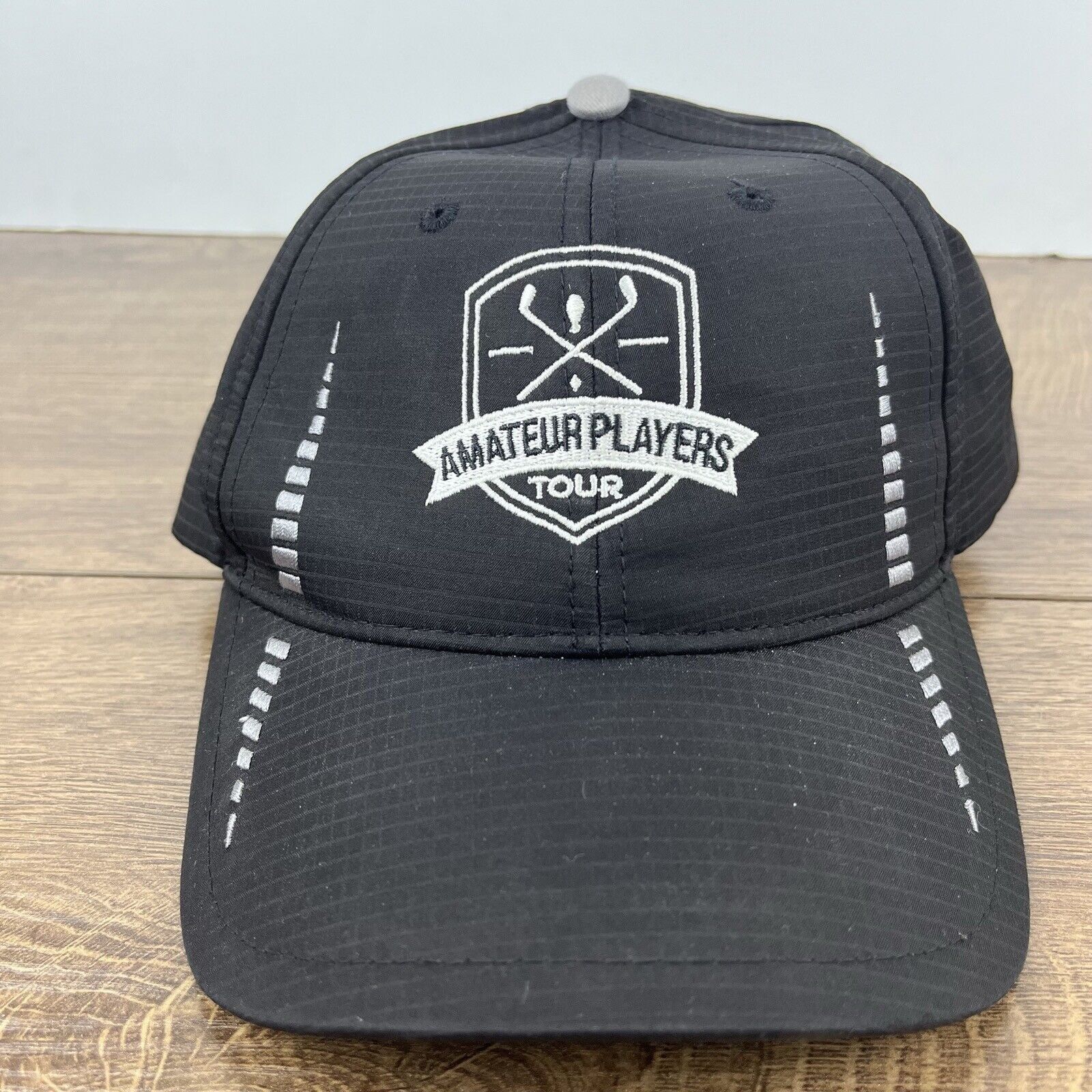 Other Amateur Players Tour Hat Golf Hat Black Hat Adjustable Black Size ONE SIZE - 4 Thumbnail