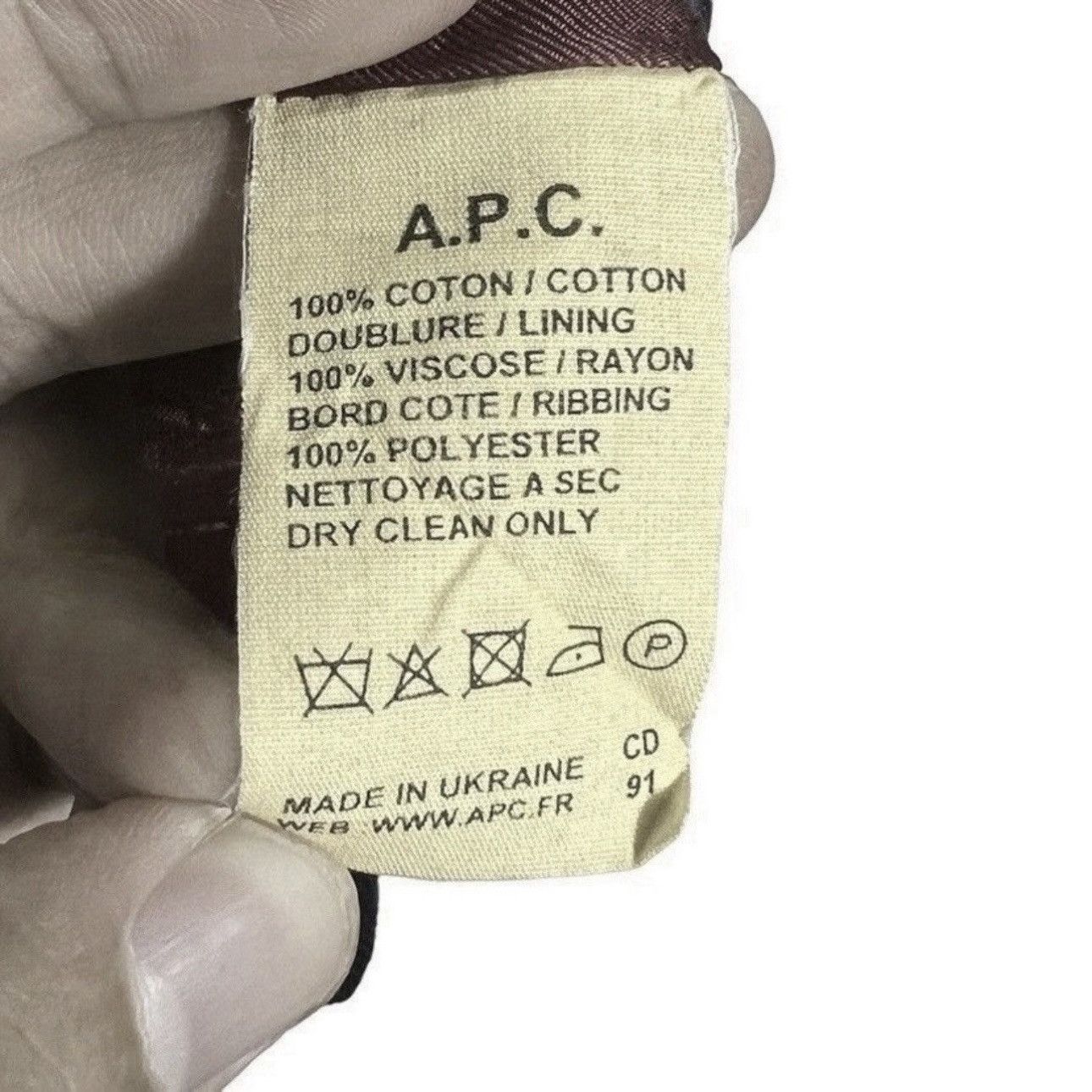 A.P.C. apc bomber jacket full zipper nice design Size US M / EU 48-50 / 2 - 5 Thumbnail