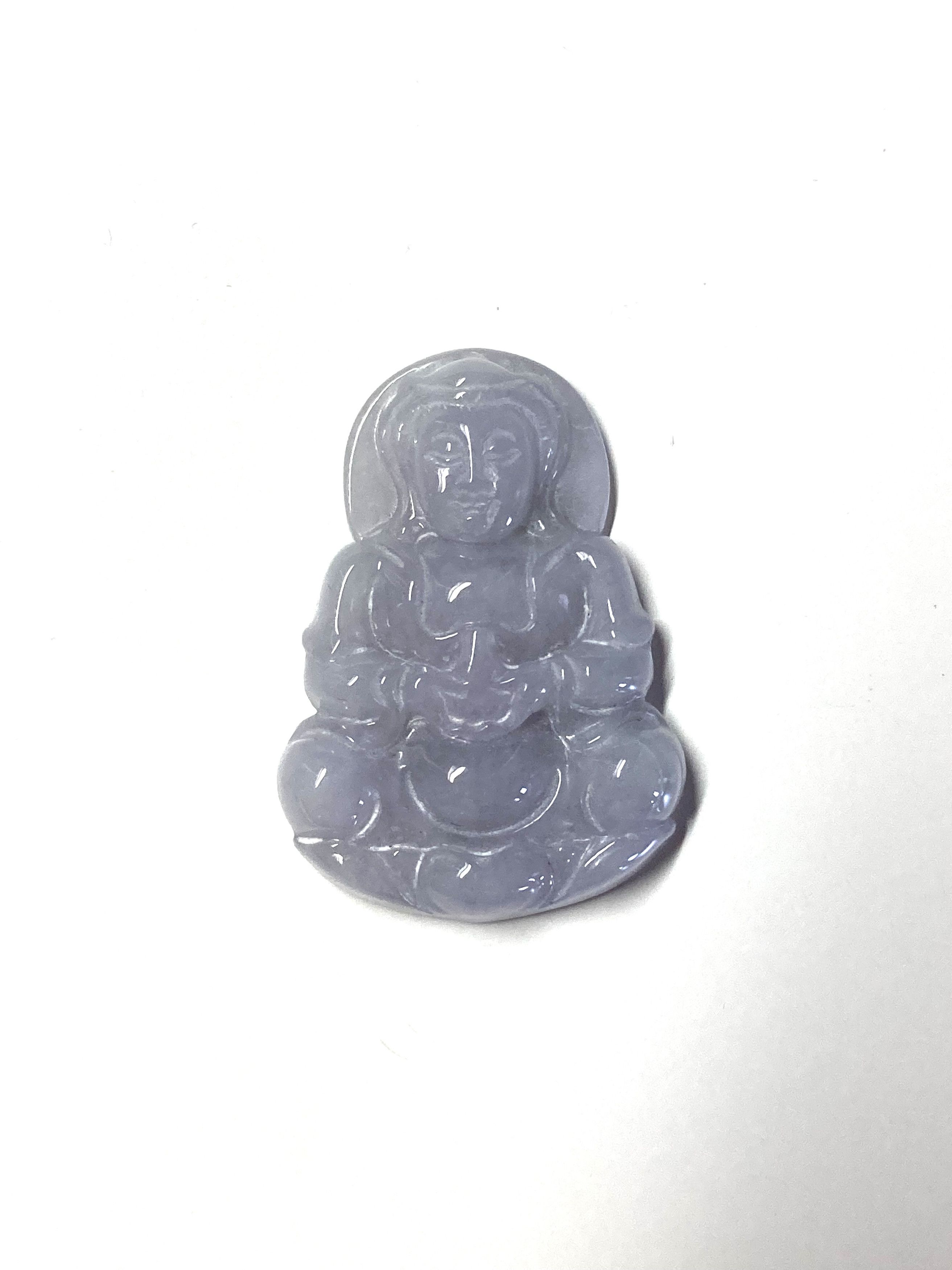 Other 60004 Certified Jadeite jade Guanyin kwan Buddha Pendant Size ONE SIZE - 1 Thumbnail