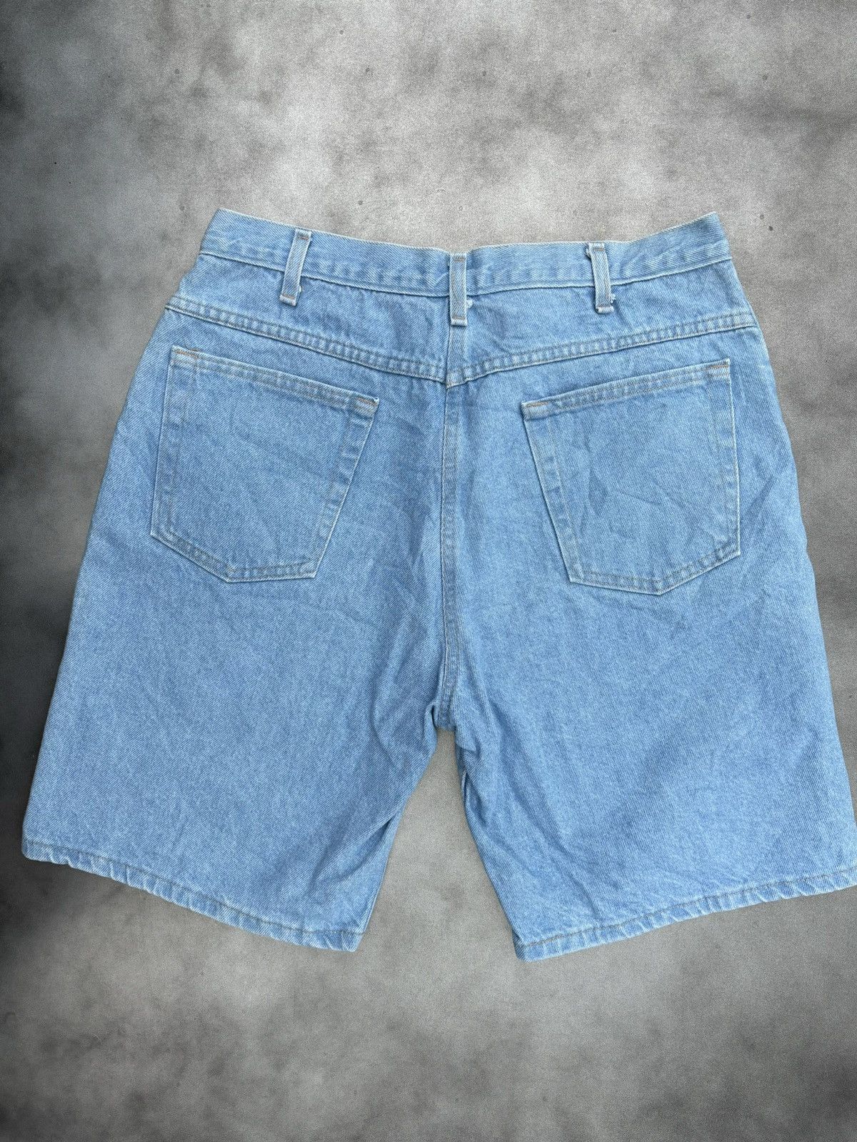 1970s Vintage Jean Shorts Made in USA Jorts JC Penney 36 34