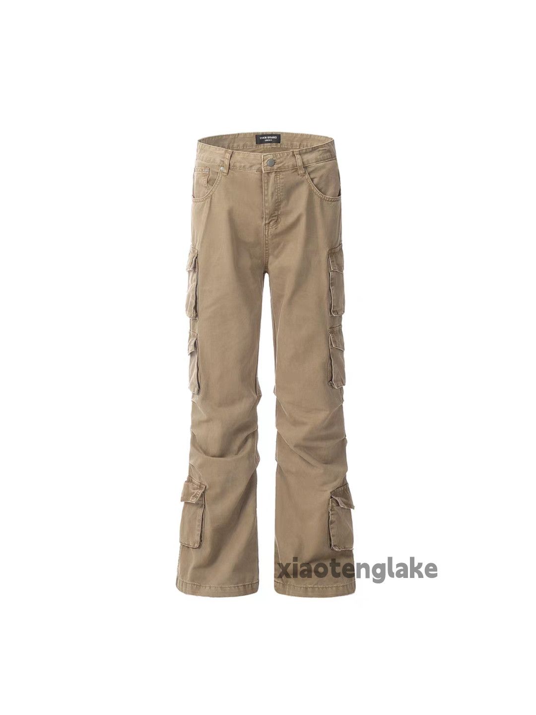 Designer × Japanese Brand × Vintage washed faded cleanfit yuppie bootcut work cargo pants Size US 32 / EU 48 - 3 Thumbnail