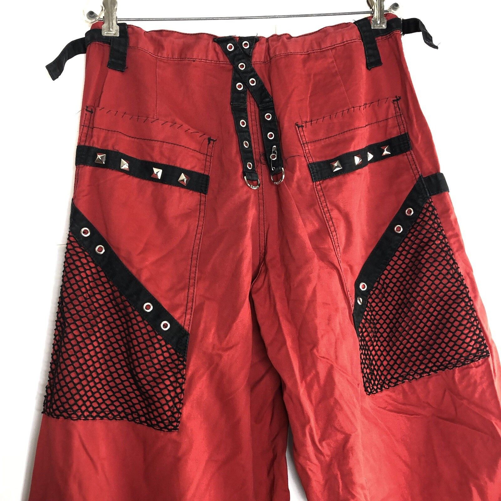 Tripp NYC Tripp NYC Y2K Baggy Bondage Red Pants L Goth Grunge Punk Size US 36 / EU 52 - 10 Thumbnail