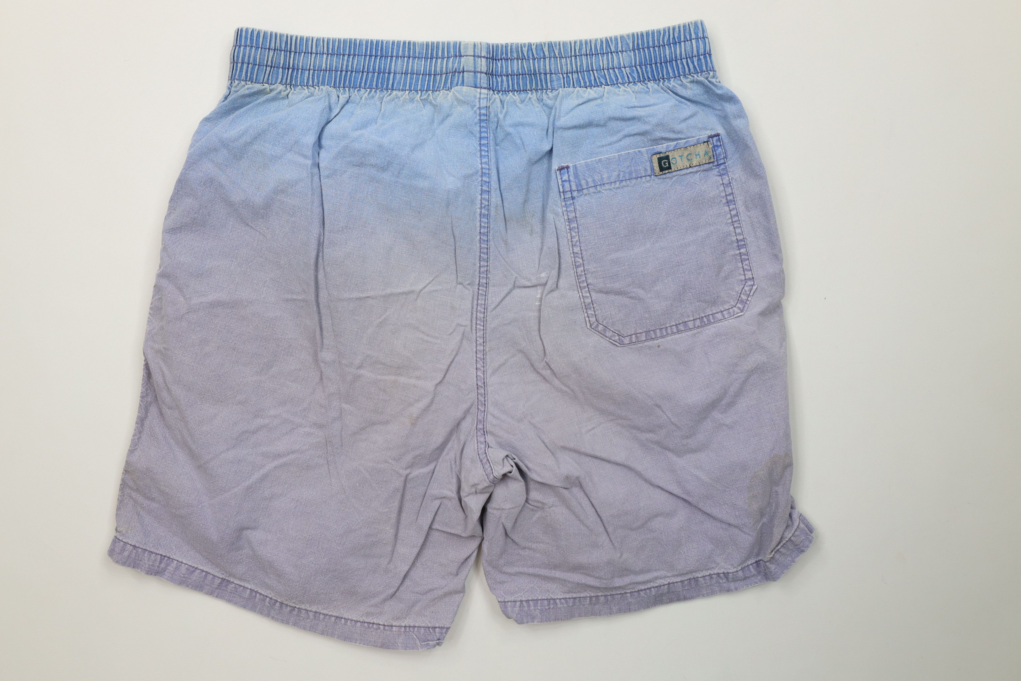 Gotcha Vintage 80s 90s Gotcha Surfing Above Knee Shorts Cotton USA Size US 32 / EU 48 - 11 Thumbnail