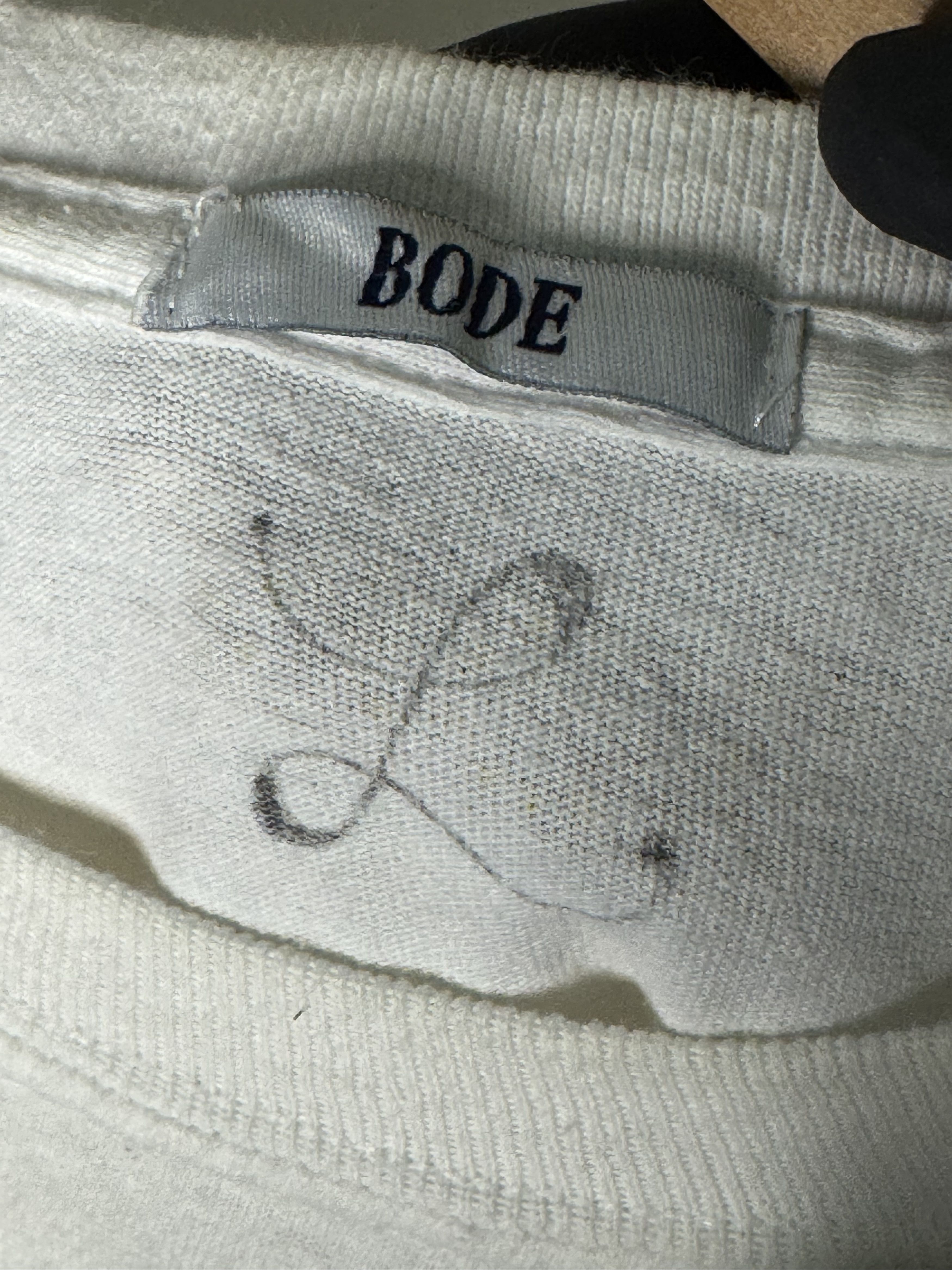 Bode Bode FW20 Hand-Drawn Cow Graphic T-Shirt Size US L / EU 52-54 / 3 - 7 Thumbnail