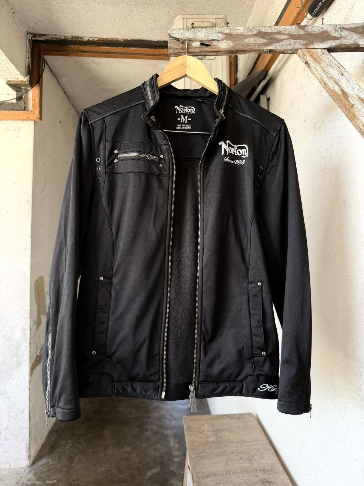 Norton Rare🔥 Norton Motorcycles Punk Style Jacket Size US M / EU 48-50 / 2 - 12 Thumbnail