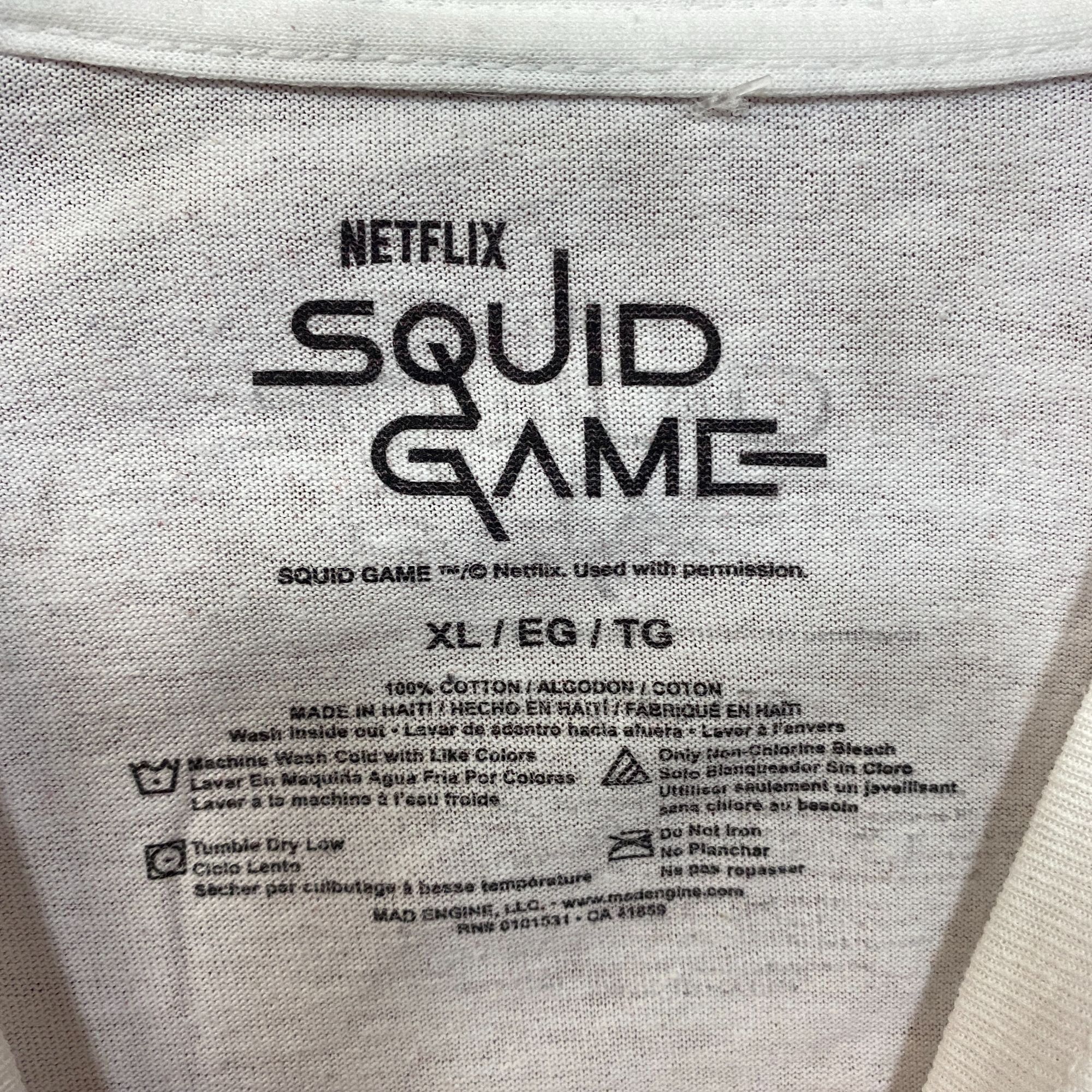 Other Netflix Squid Game Korean Title T-Shirt XL Size US XL / EU 56 / 4 - 4 Thumbnail