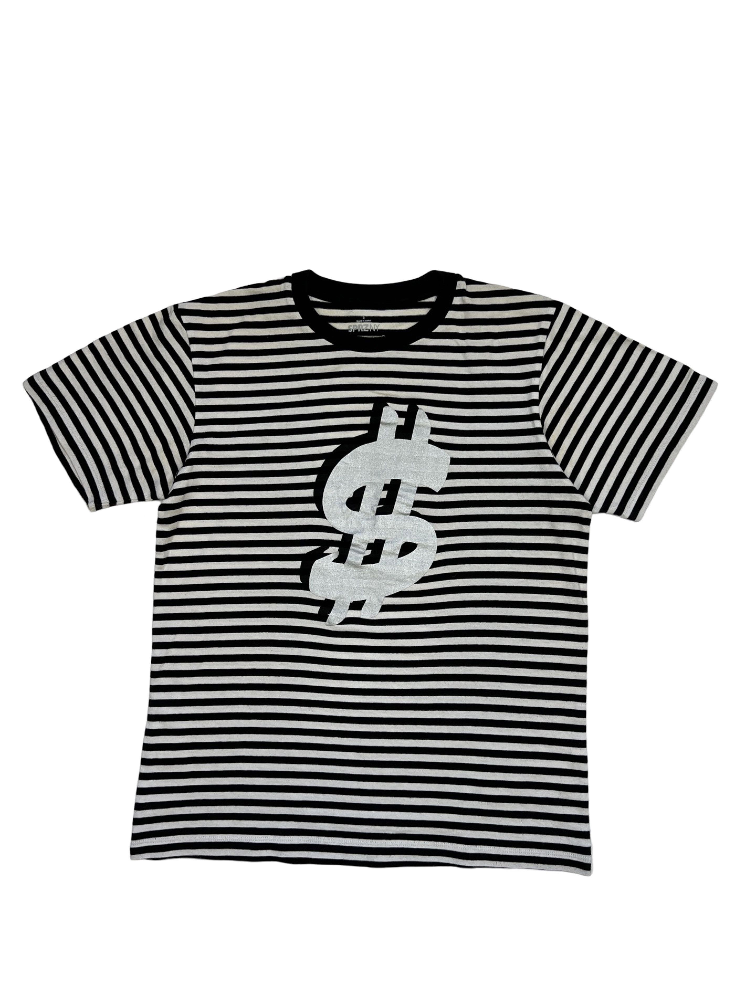 Andy Warhol × Uniqlo Uniqlo Andy Warhol Cartoon Dollar Print Striped Tee Size US S / EU 44-46 / 1 - 1 Thumbnail