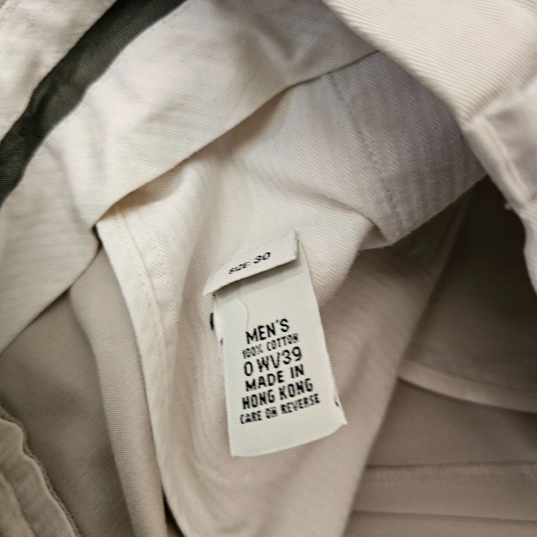 Vintage L.L. Bean Pants Men Chino Beige Flat Front Casual Size 30 Regular 29 Inseam 29 In Straight Leg Vintage No Size US 30 / EU 46 - 3 Thumbnail