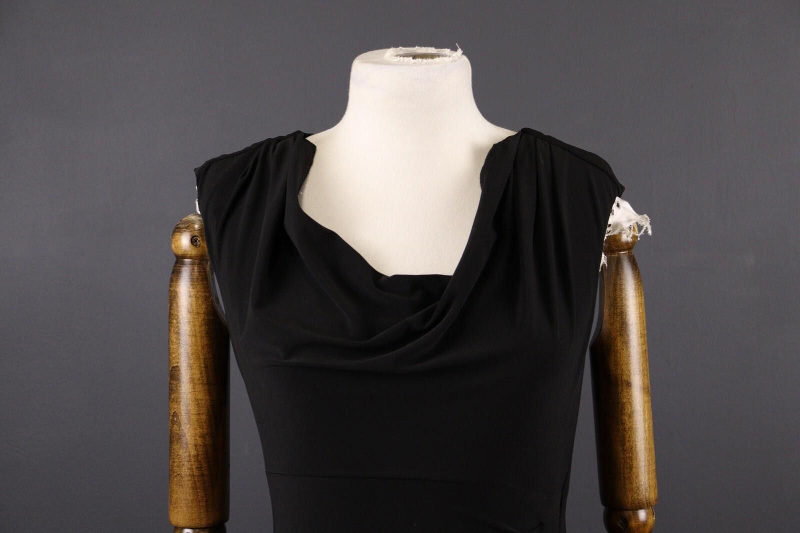 Lauren Ralph Lauren Lauren Ralph Lauren Black Cowl Neck Midi Dress Size 4 Size S / US 4 / IT 40 - 2 Thumbnail