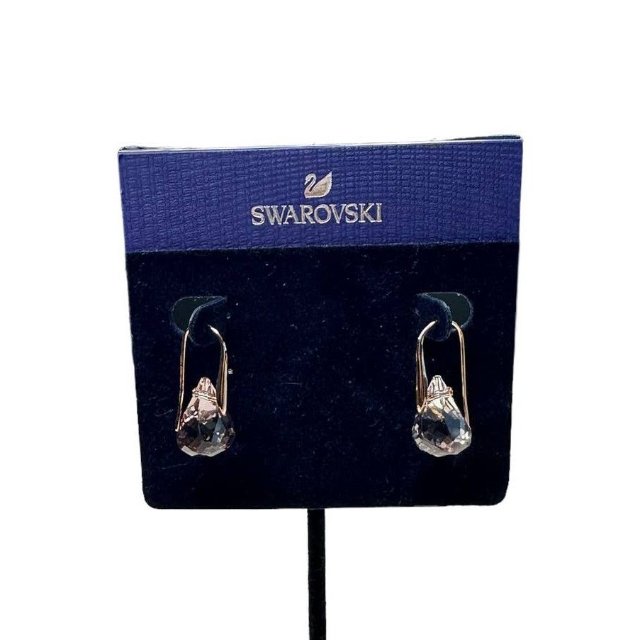 Swarovski Swarovski Lunar drop earrings Pink, Rose gold-tone plated Size ONE SIZE - 7 Thumbnail