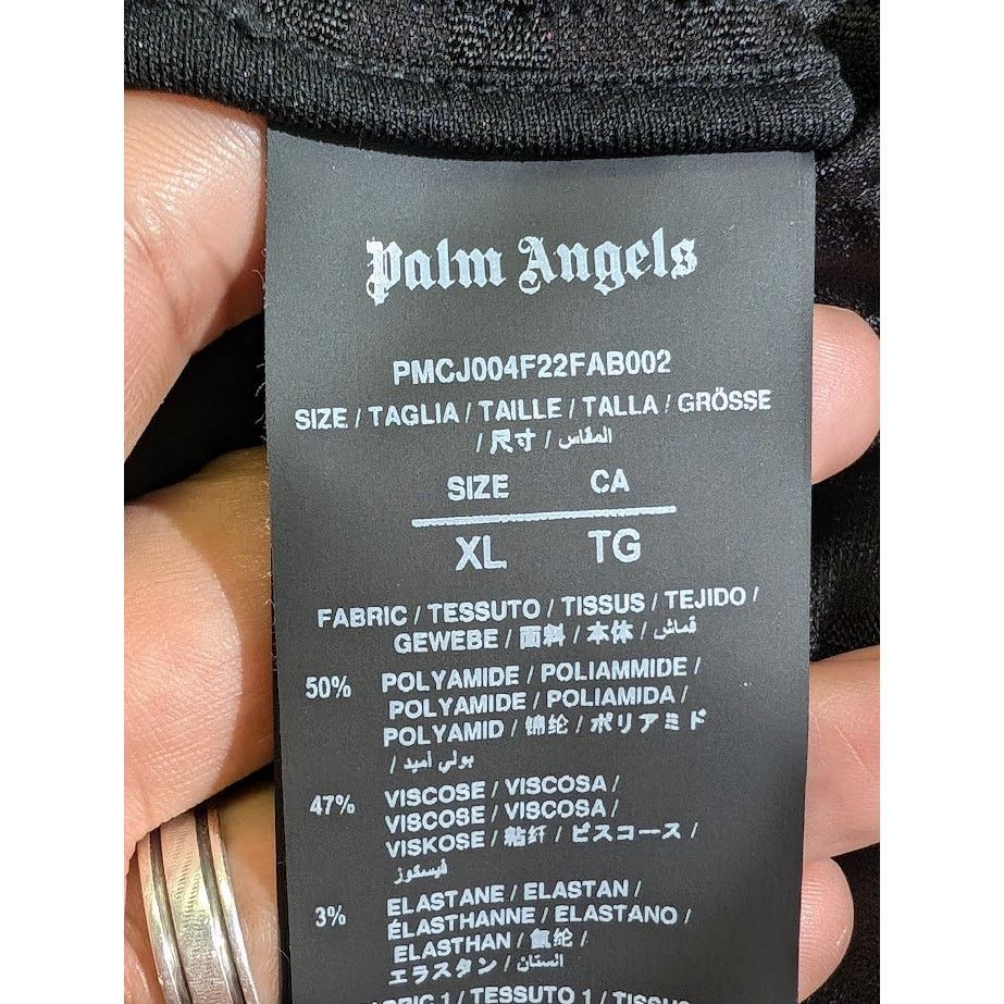 Palm Angels o1rshd1 Tuxedo Leopard Track Pants in Black White Size US 36 / EU 52 - 16 Thumbnail