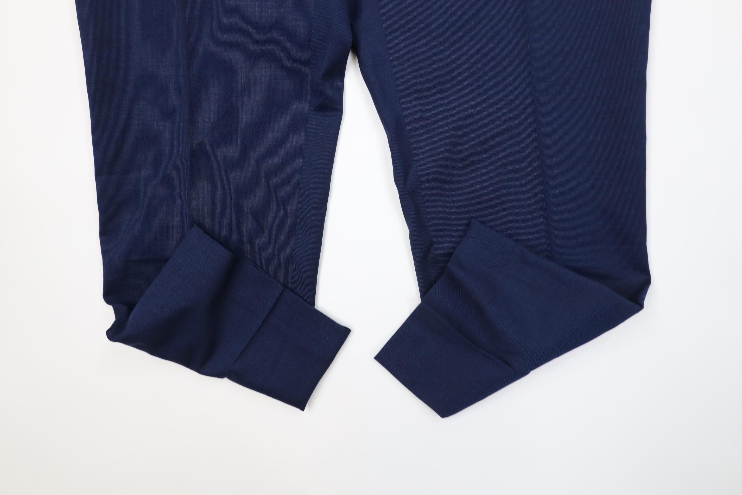 Vintage Vintage Y2K Streetwear Blend Knit Chino Pants Trousers Blue Size US 34 / EU 50 - 5 Thumbnail