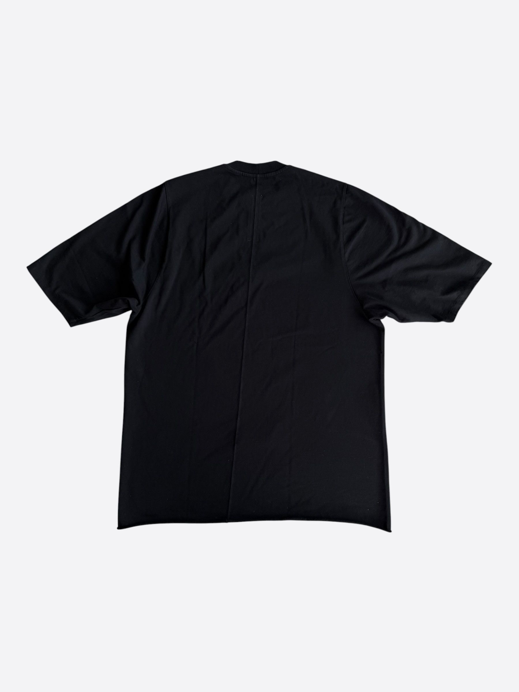 Rick Owens Rick Owens Black Jumbo T-Shirt Size US M / EU 48-50 / 2 - 2 Thumbnail