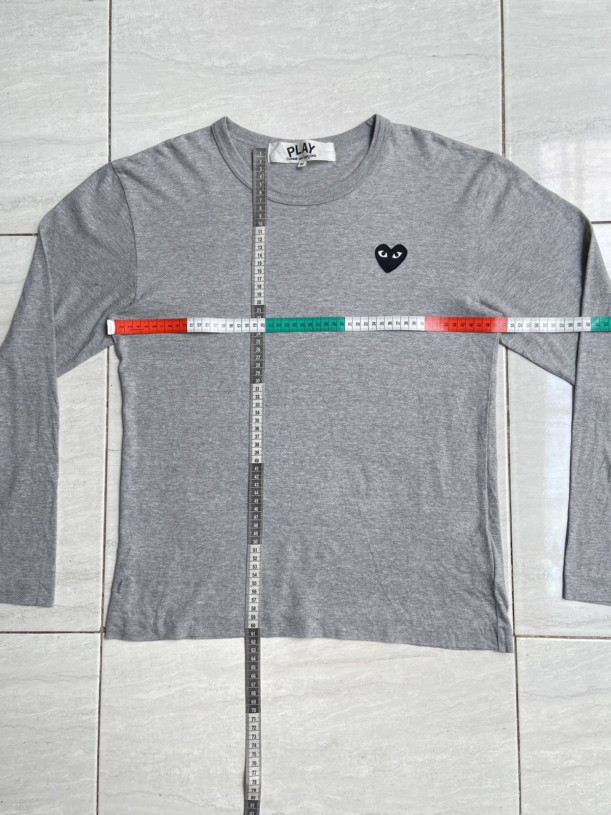 Comme des Garcons PLAY COMME Des GARCONS PLAY Grey T-shirt Size US S / EU 44-46 / 1 - 7 Thumbnail