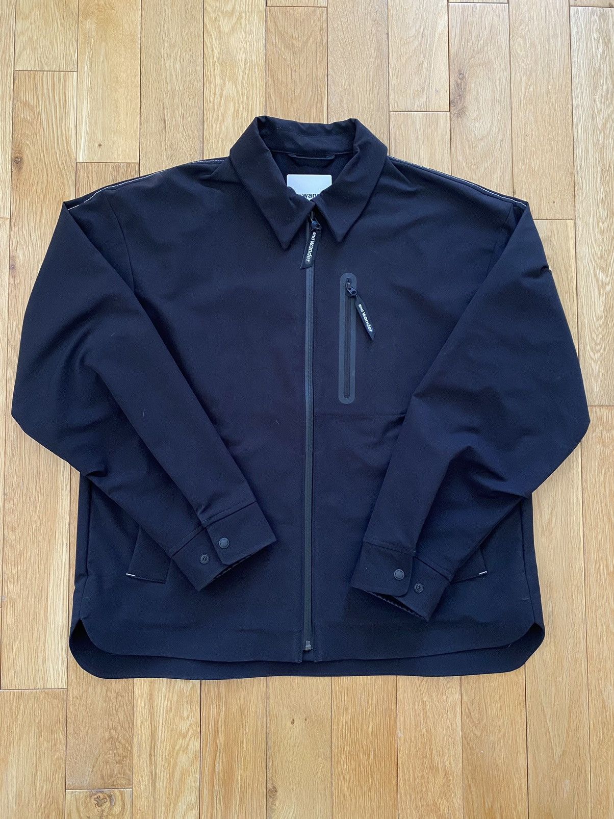 image of And Wander Jacket in Black, Men's (Size Small)