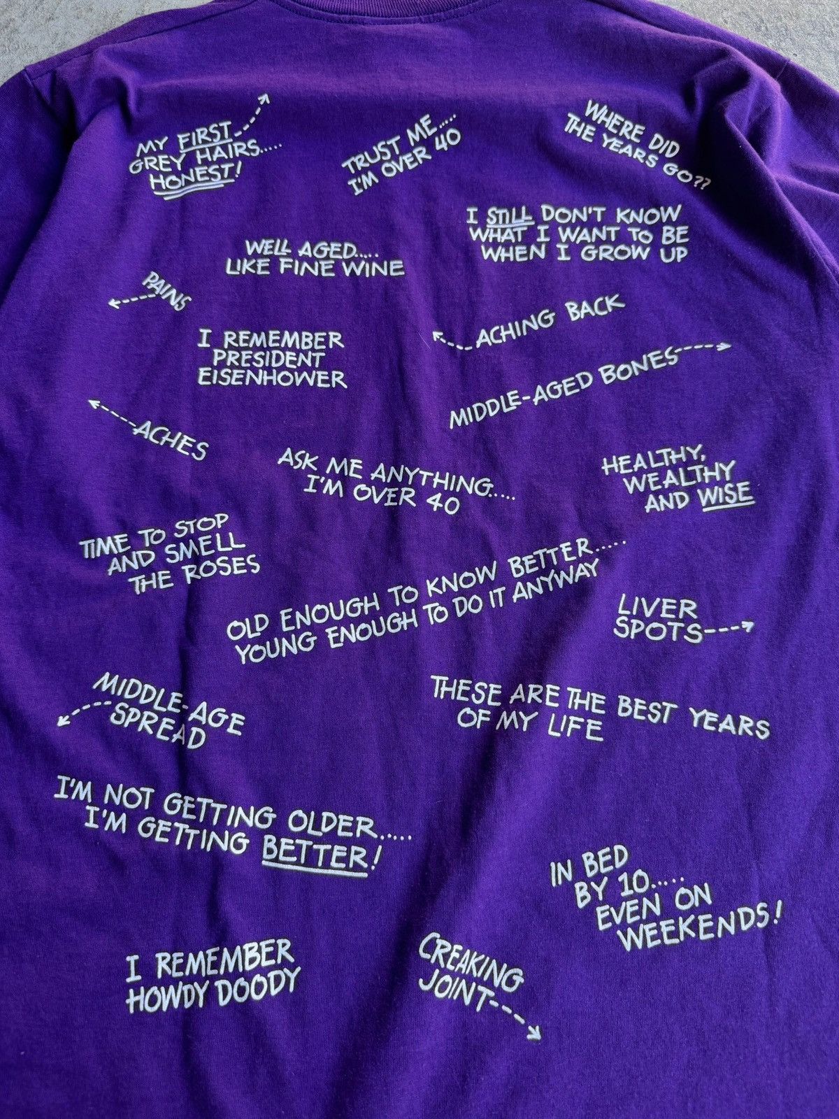 Other × Vintage Crazy Vintage Streetwear Y2K Purple Graphic Size US L / EU 52-54 / 3 - 6 Thumbnail