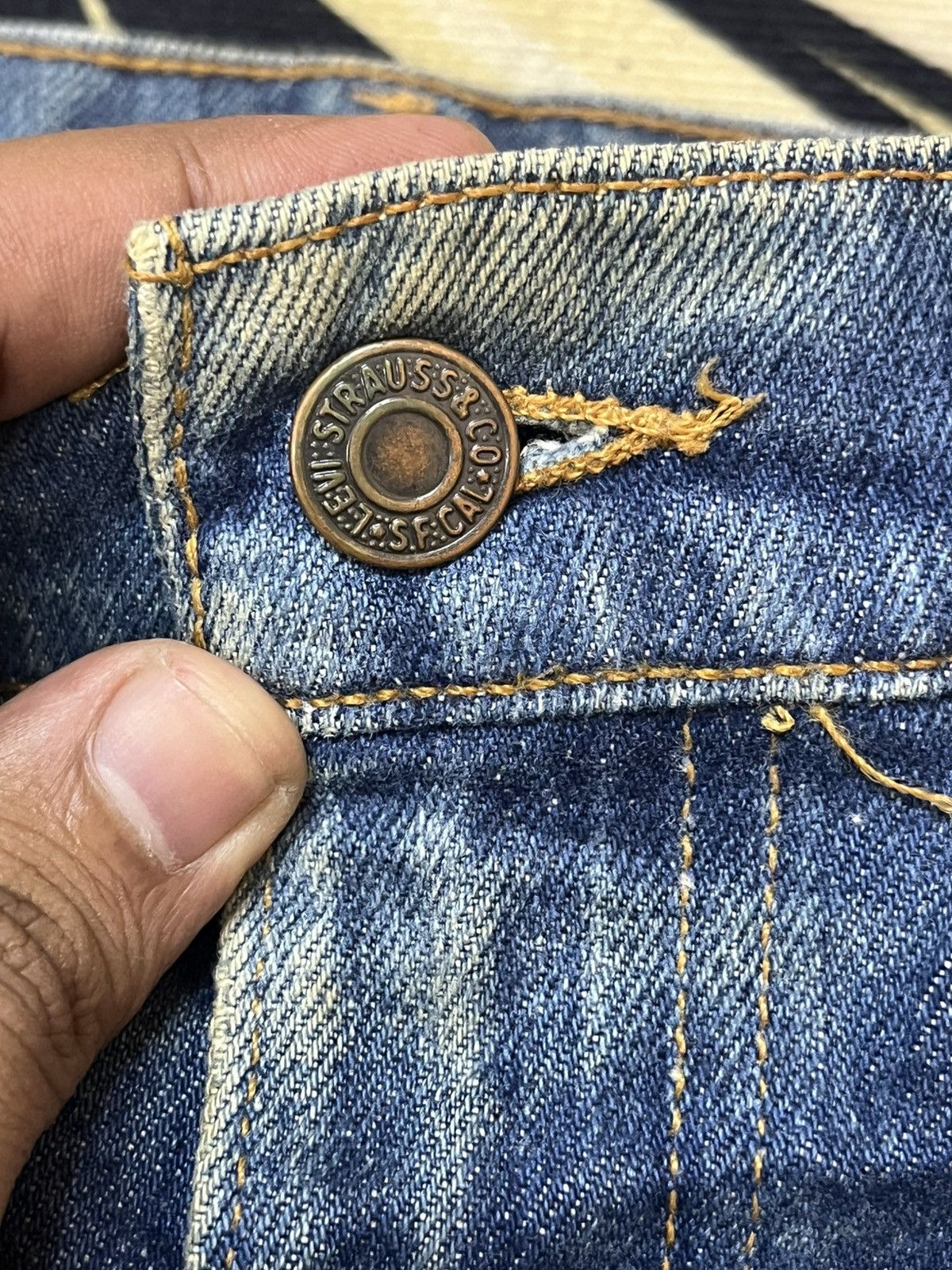 Levi's Vintage Clothing Vintage Levi’s 510 Mudwash Distressed Denim Size US 32 / EU 48 - 9 Thumbnail