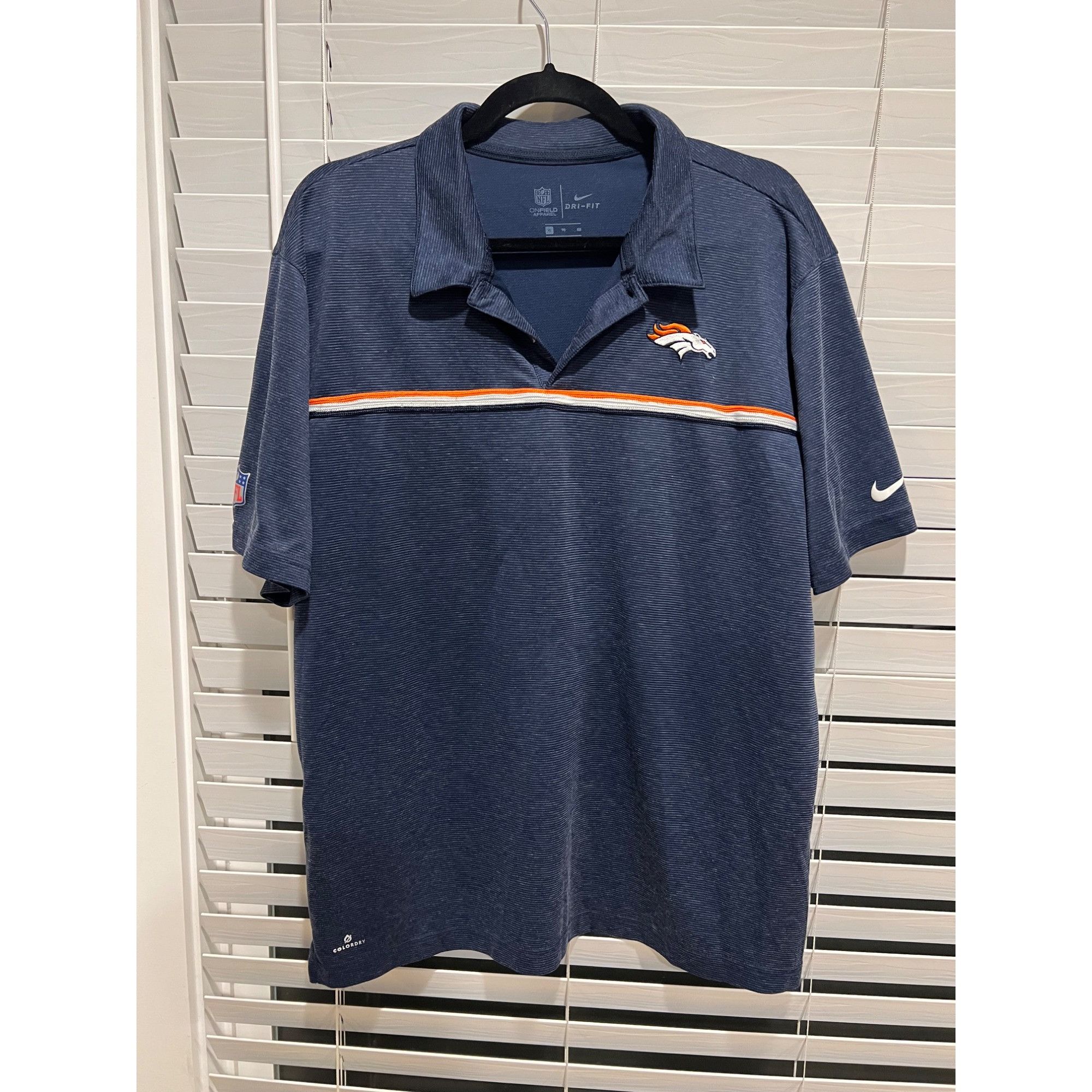 Nike Nike Denver Broncos Polo Shirt - Size XL Size US XL / EU 56 / 4 - 1 Thumbnail