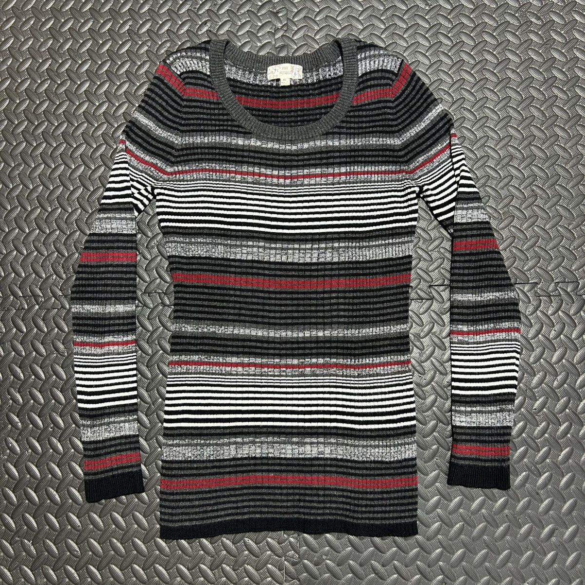 Other Pink Republic Sweater Top Blouse Striped Ribbed Knit XL Size XL / US 12-14 / IT 48-50 - 1 Thumbnail