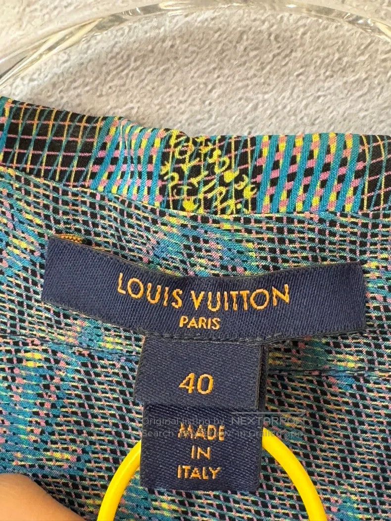 Louis Vuitton Louis Vuitton Old flower printed silk shirt Size S / US 4 / IT 40 - 3 Thumbnail
