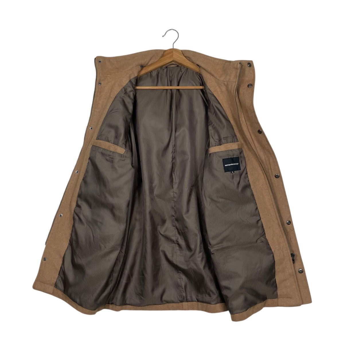 semanticdesign Semantic Design Hooded Duffle Coat Size L / US 10 / IT 46 - 12 Thumbnail