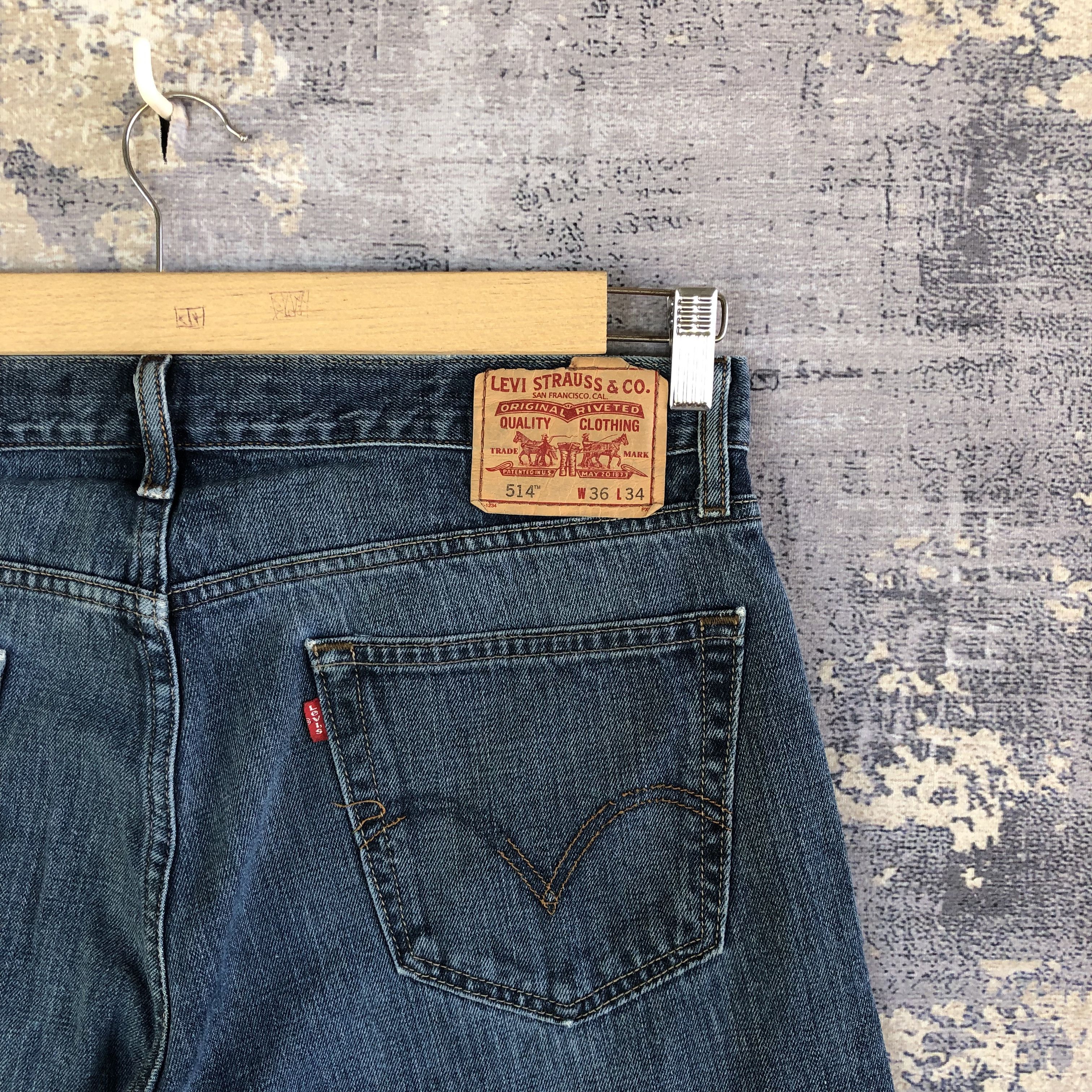 Levi's Vintage Levis 514 Faded Jeans Levi's Light Wash Denim Size US 36 / EU 52 - 5 Thumbnail