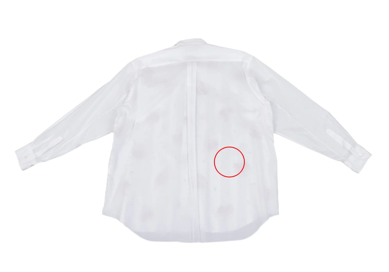 Comme des Garcons Homme Plus Stripe Flower Layered Long Sleeve Shirt Off-white Size M Size US M / EU 48-50 / 2 - 15 Thumbnail