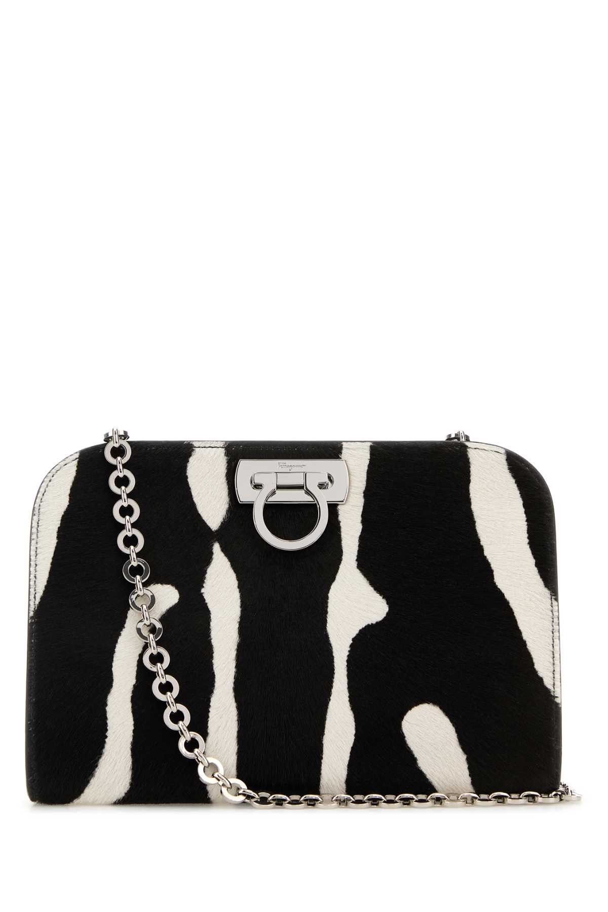 Salvatore Ferragamo Printed Calf Hair Clutch Size ONE SIZE - 1 Thumbnail