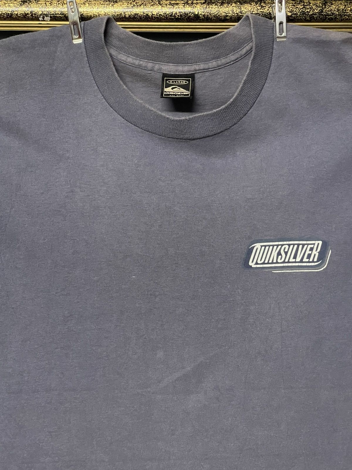 Quiksilver Vintage 1990s Single Stitch Quiksilver Surfing Nostalgia Tee Size US XL / EU 56 / 4 - 6 Thumbnail