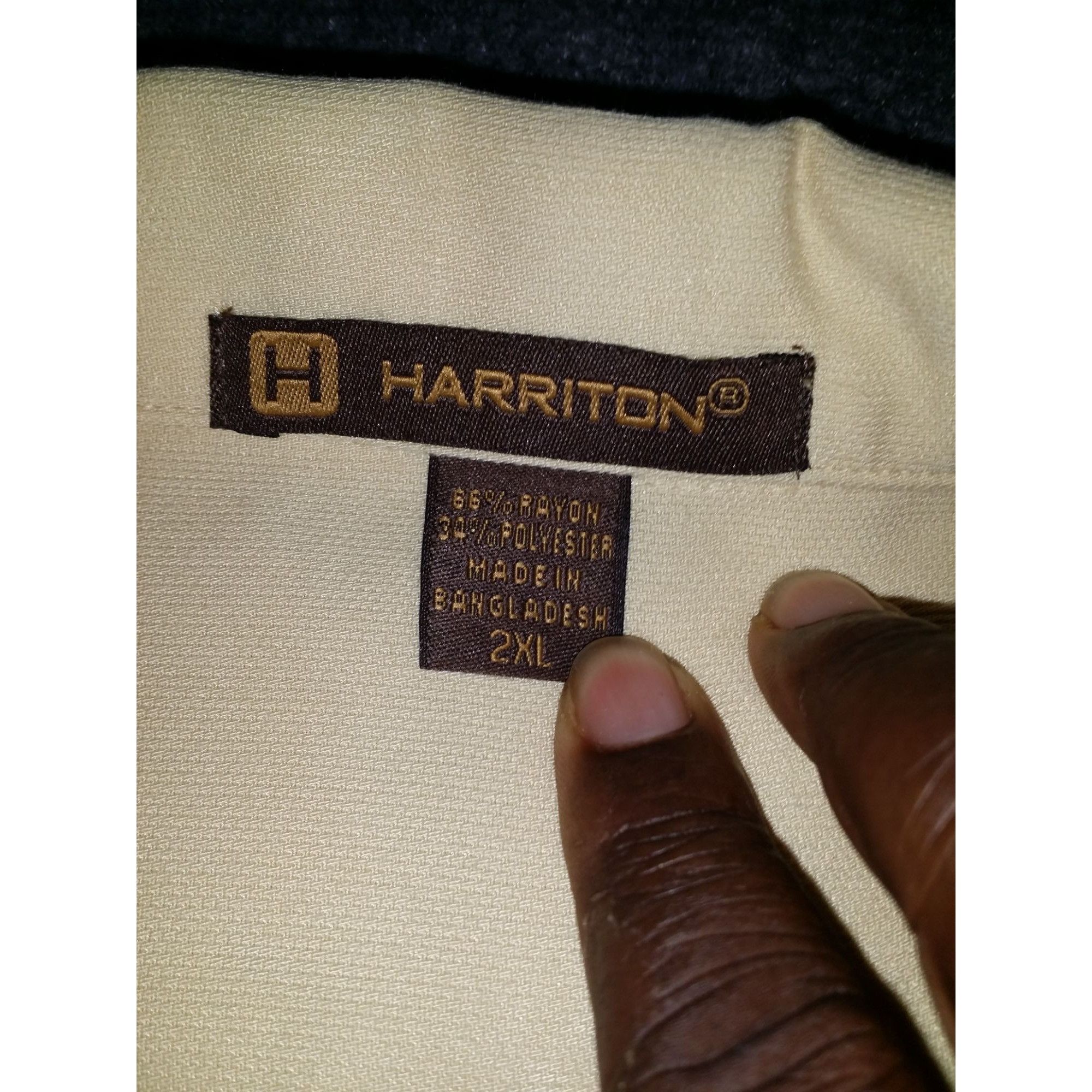 Harriton Las Vegas Motor Speedway Cubavera Button Up Shirt Men Sz XXL Size US XXL / EU 58 / 5 - 6 Thumbnail