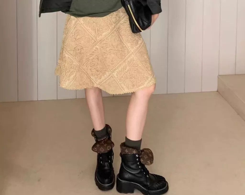 Louis Vuitton Louis Vuitton Monogram Leather Short Boots 36- Vintage Size US 5.5 / IT 35.5 - 9 Thumbnail