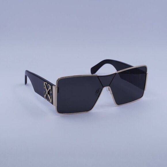 Off-White Off-White ASPEN 7607 Sunglasses Gold/Black Shield Frame Size ONE SIZE - 1 Thumbnail