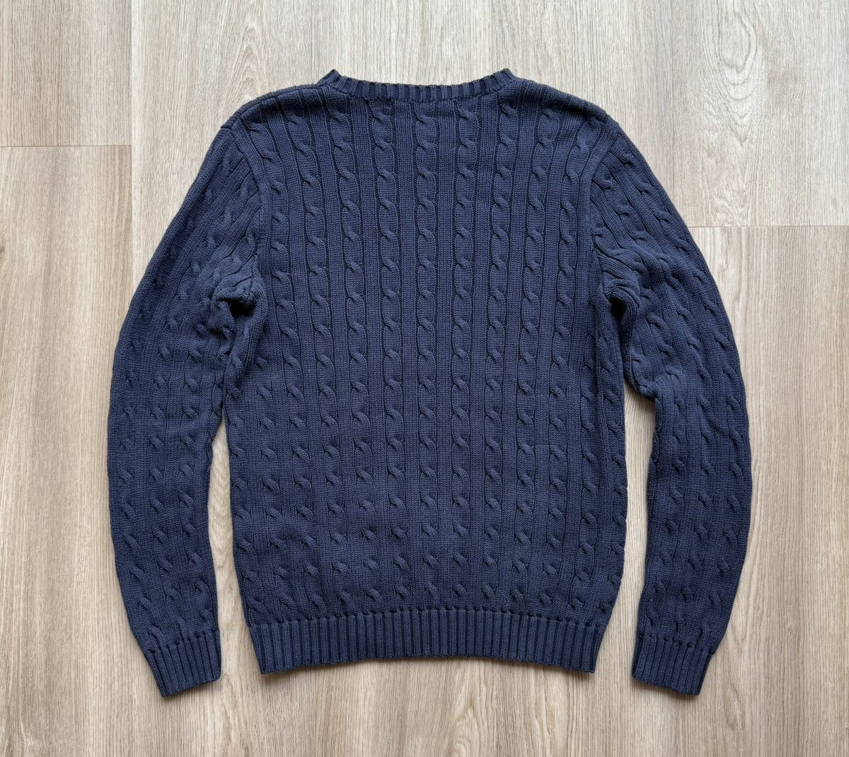 Ralph Lauren Vintage Polo Ralph Lauren Knit Cable Cotton Sweater Size L / US 10 / IT 46 - 8 Thumbnail