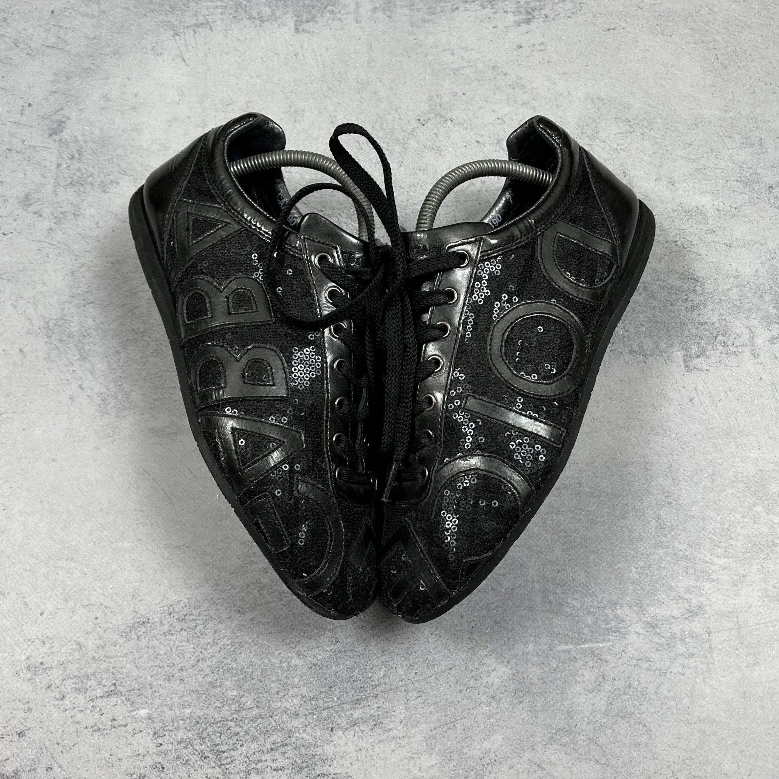 Dolce & Gabbana Dolce & Gabbana Logo Sequined Trainer Shoes Size 40 Size US 7 / EU 40 - 2 Thumbnail