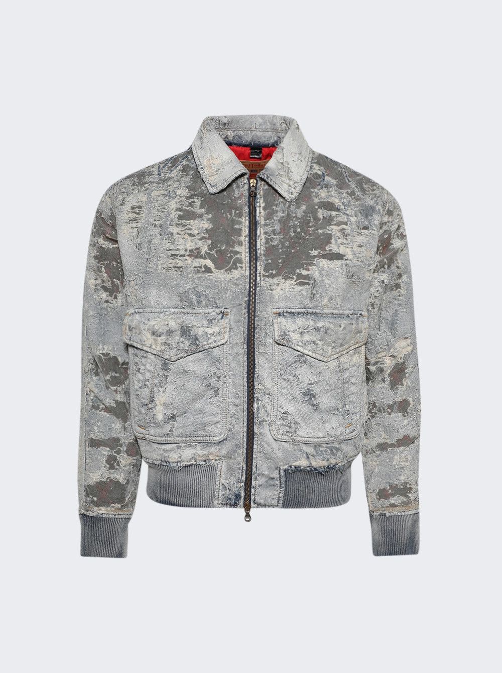 Diesel o1mle0426 D-Muddy Jacket in Gray Size US M / EU 48-50 / 2 - 1 Thumbnail