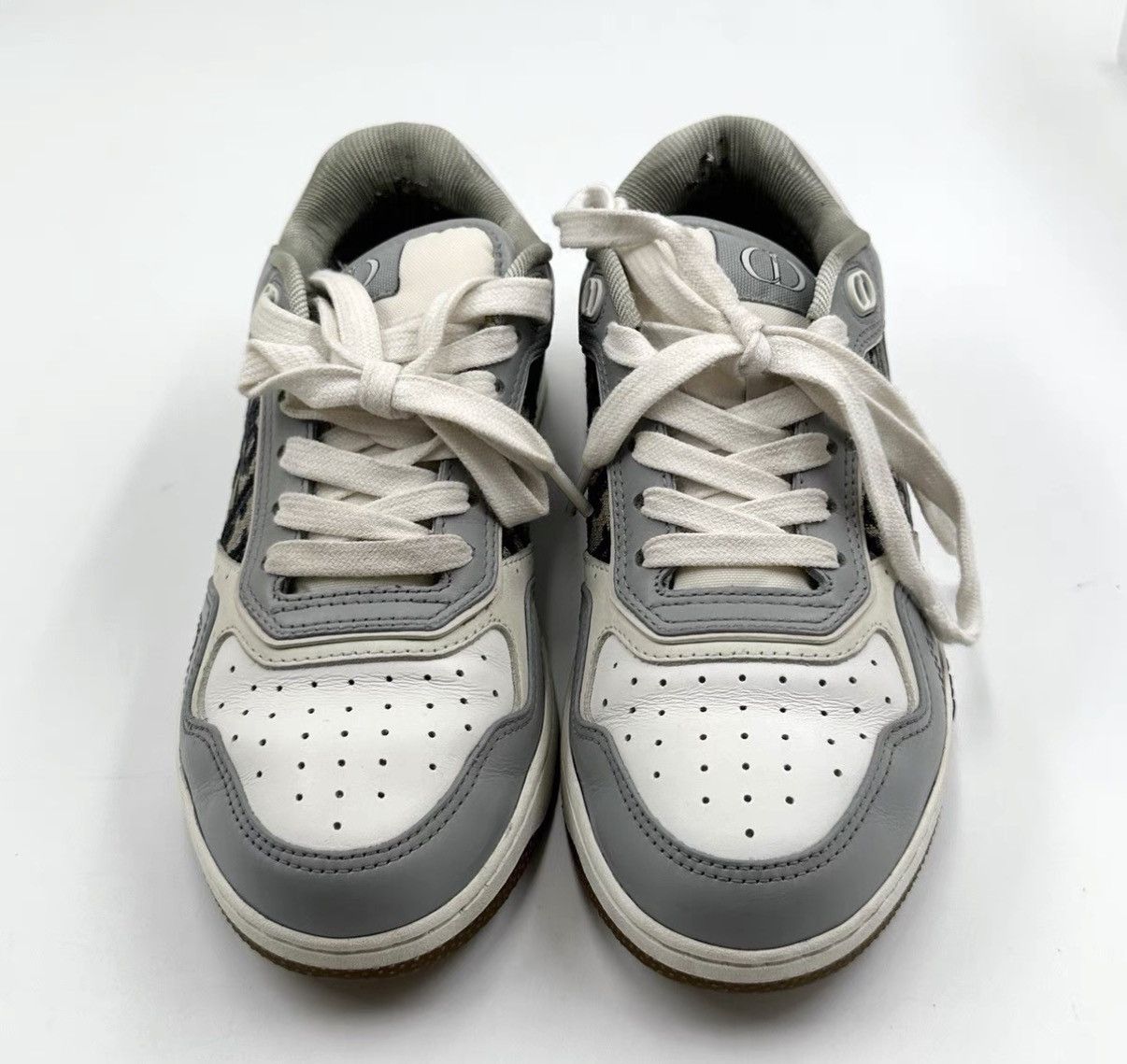 Dior Dior B27 Grey Oblique Sneakers K12 Size US 6 / IT 36 - 2 Thumbnail