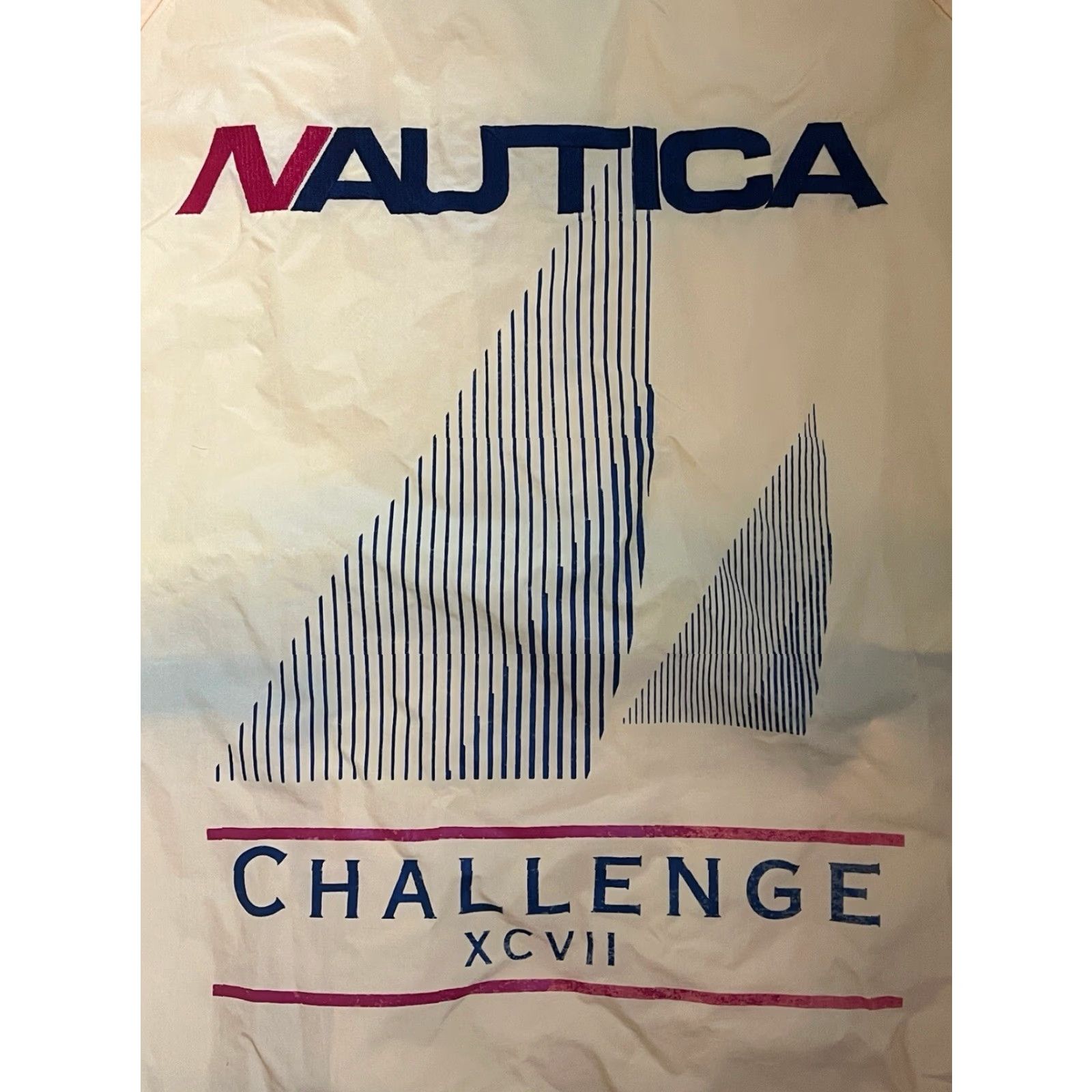 Nautica VINTAGE Nautica Jacket Mens L Yellow 90s Windbreaker Nylon Zip Logo Graphic Embroidered Chest Pocket Sailor Sailing Shirt? Size US L / EU 52-54 / 3 - 3 Thumbnail