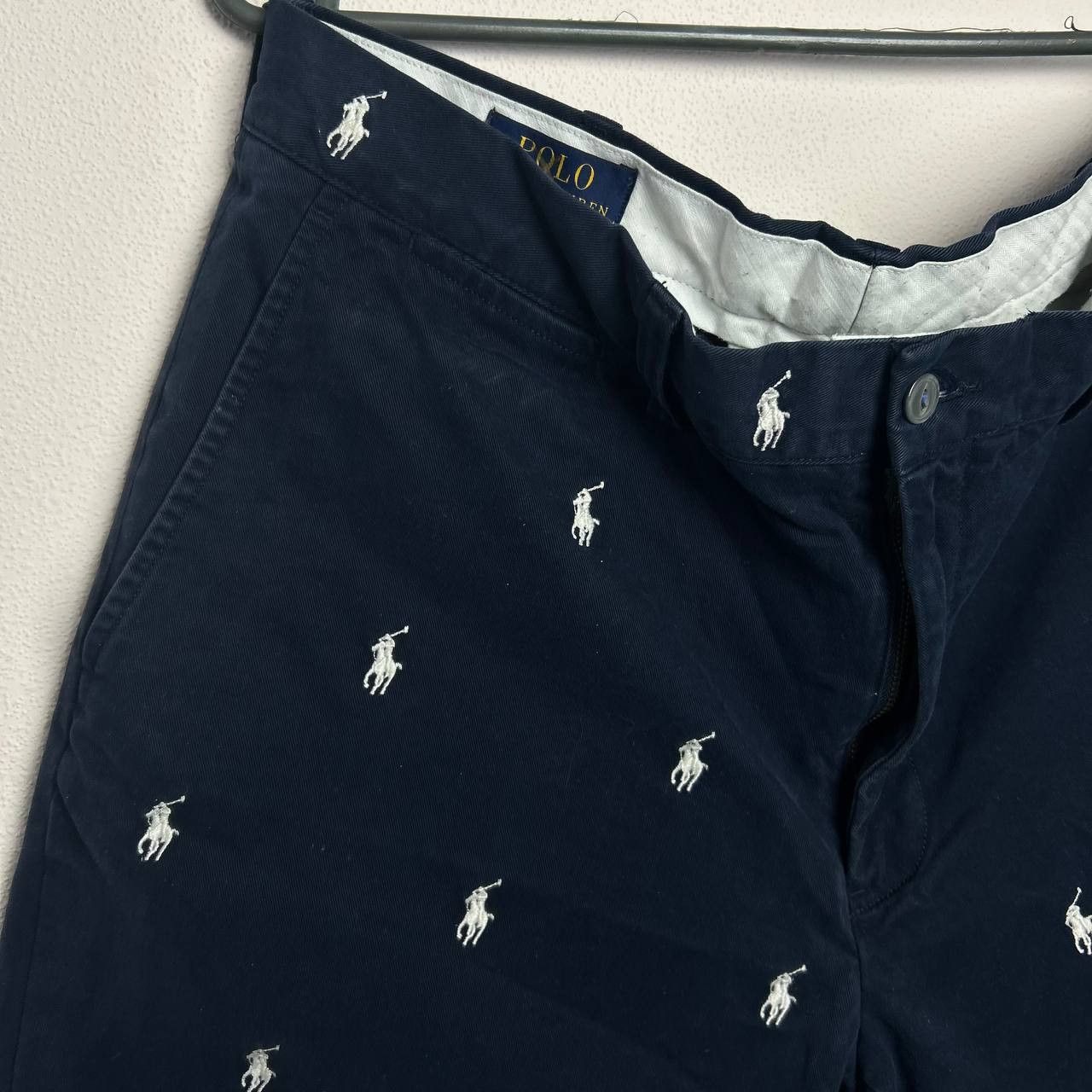 Polo Ralph Lauren Mens Polo Ralph Lauren Monogrammed logo y2k shorts Size US 34 / EU 50 - 3 Thumbnail