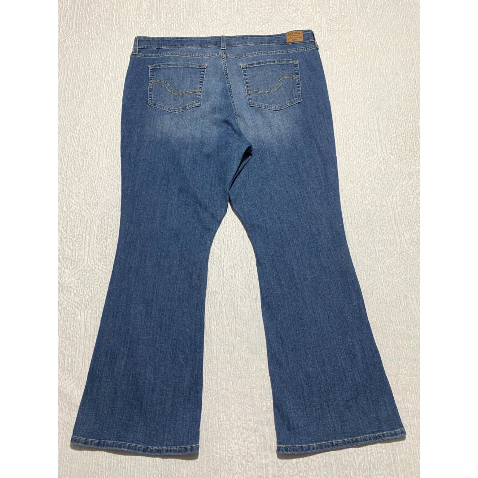 Vintage Signature Levi Strauss Gold Totally Shaping Bootcut Jeans Womens 22 S Whiskers Size 27" / US 4 / IT 40 - 2 Thumbnail