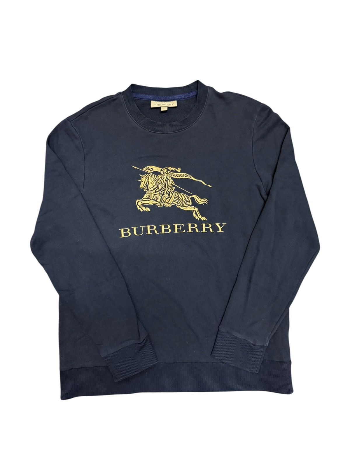 Burberry Burberry Sweatshirt Embroidered Logo Size US L / EU 52-54 / 3 - 1 Thumbnail