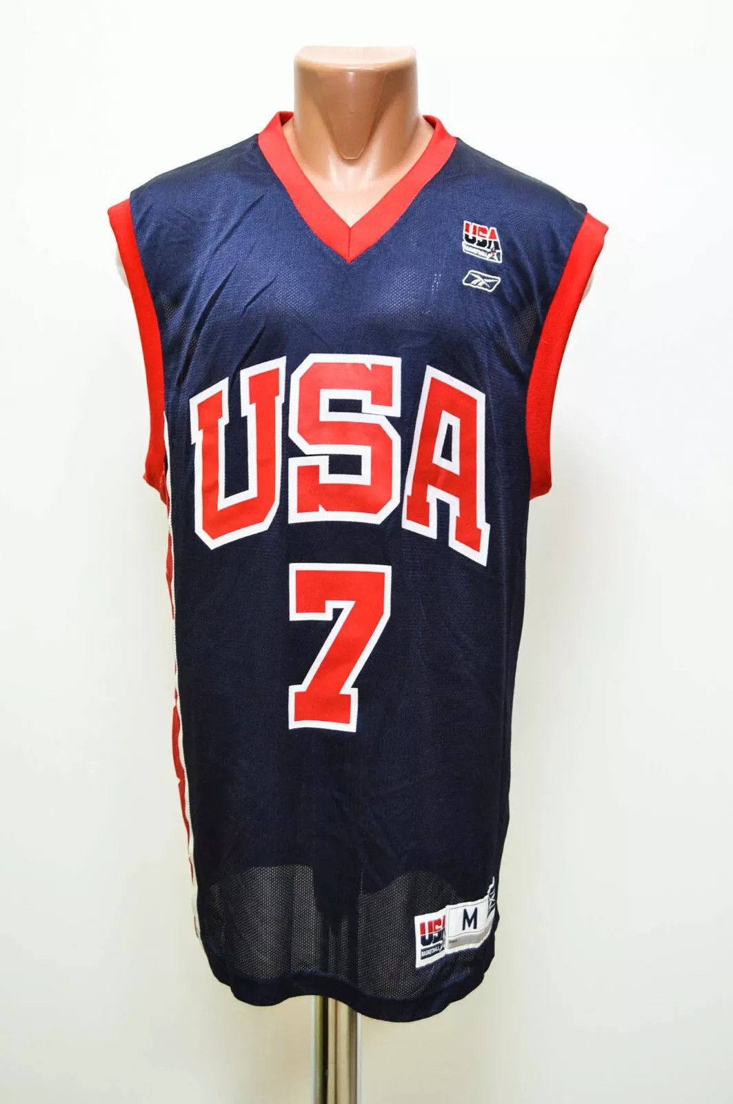 Reebok USA NATIONAL BASKETBALL SHIRT JERSEY O'NEAL #7 M Size US M / EU 48-50 / 2 - 2 Thumbnail