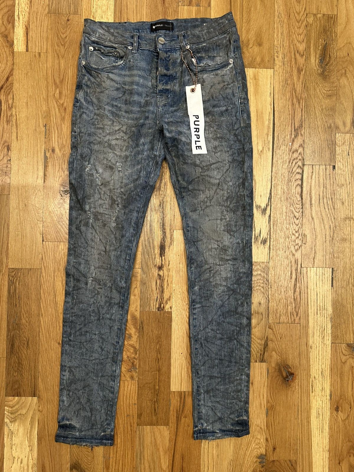 Purple Brand Purple Brand Blue Dyed Denim Jeans Size 30 Size US 30 / EU 46 - 1 Thumbnail