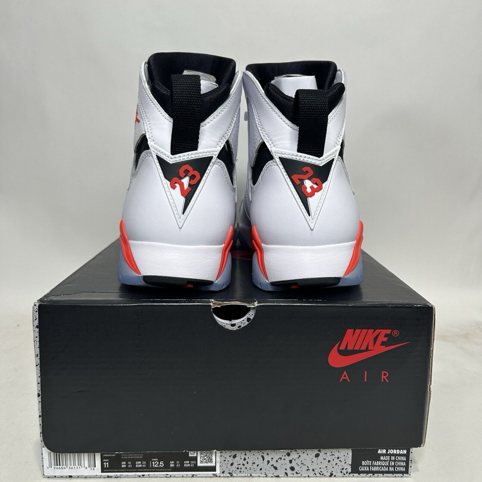 Nike Nike Air Jordan 7 Retro "White Infrared" 2024 Size US 11 / EU 44 - 4 Thumbnail