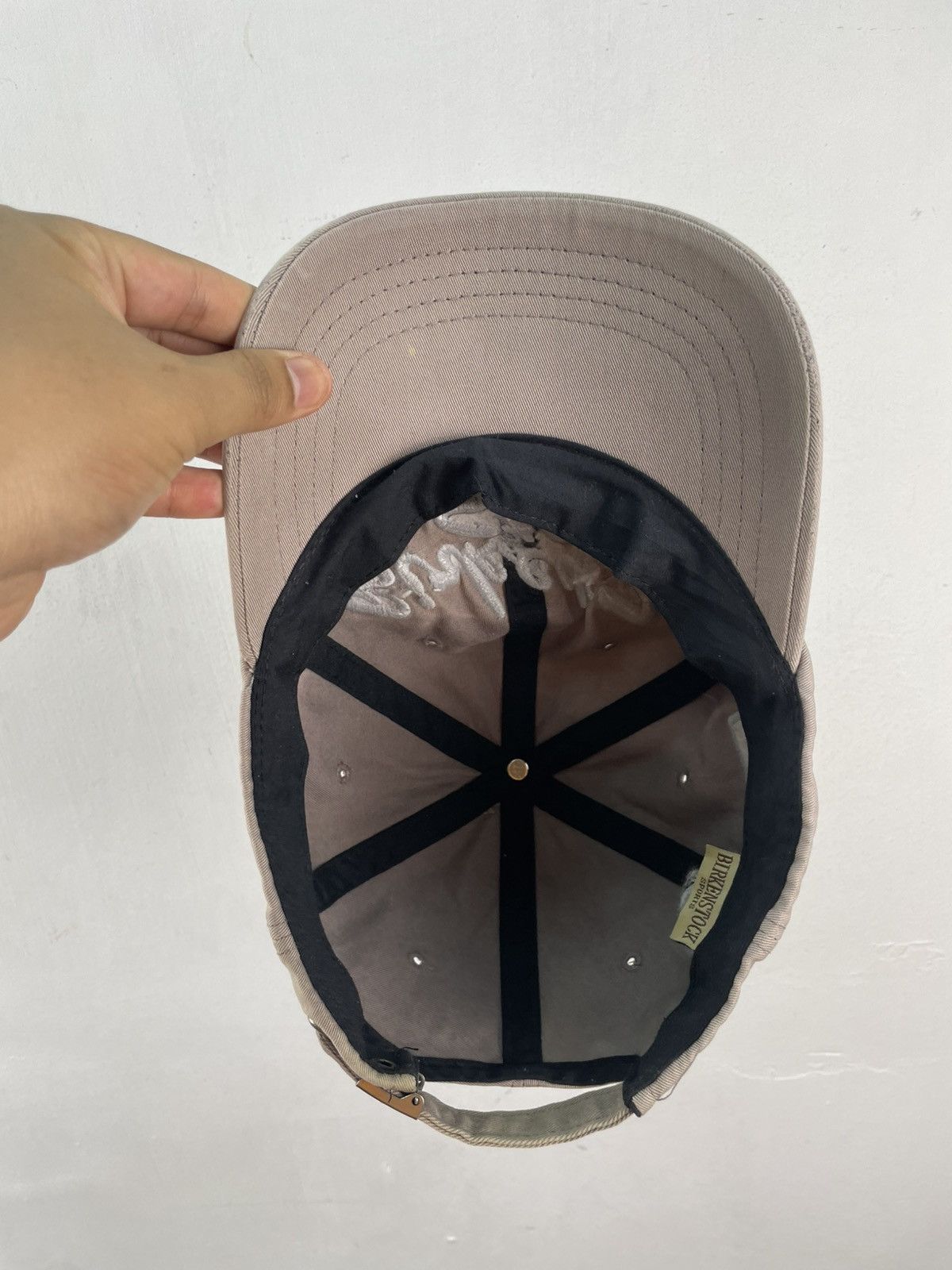 Birkenstock × Vintage Vintage Birkenstock Hat Baseball Cap Faded Washed Brown Size ONE SIZE - 6 Thumbnail