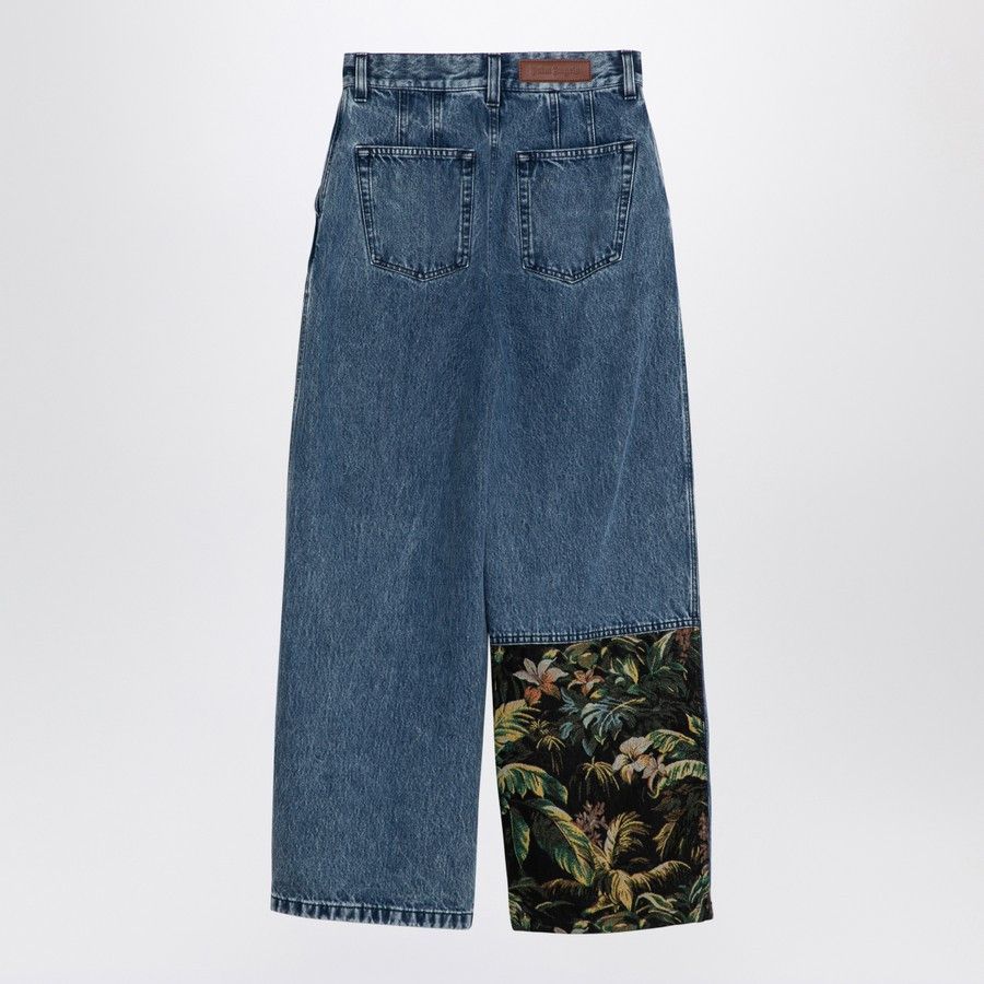 Palm Angels o1d2blof0924 Baggy Jeans In Blue Size 27" / US 4 / IT 40 - 2 Thumbnail
