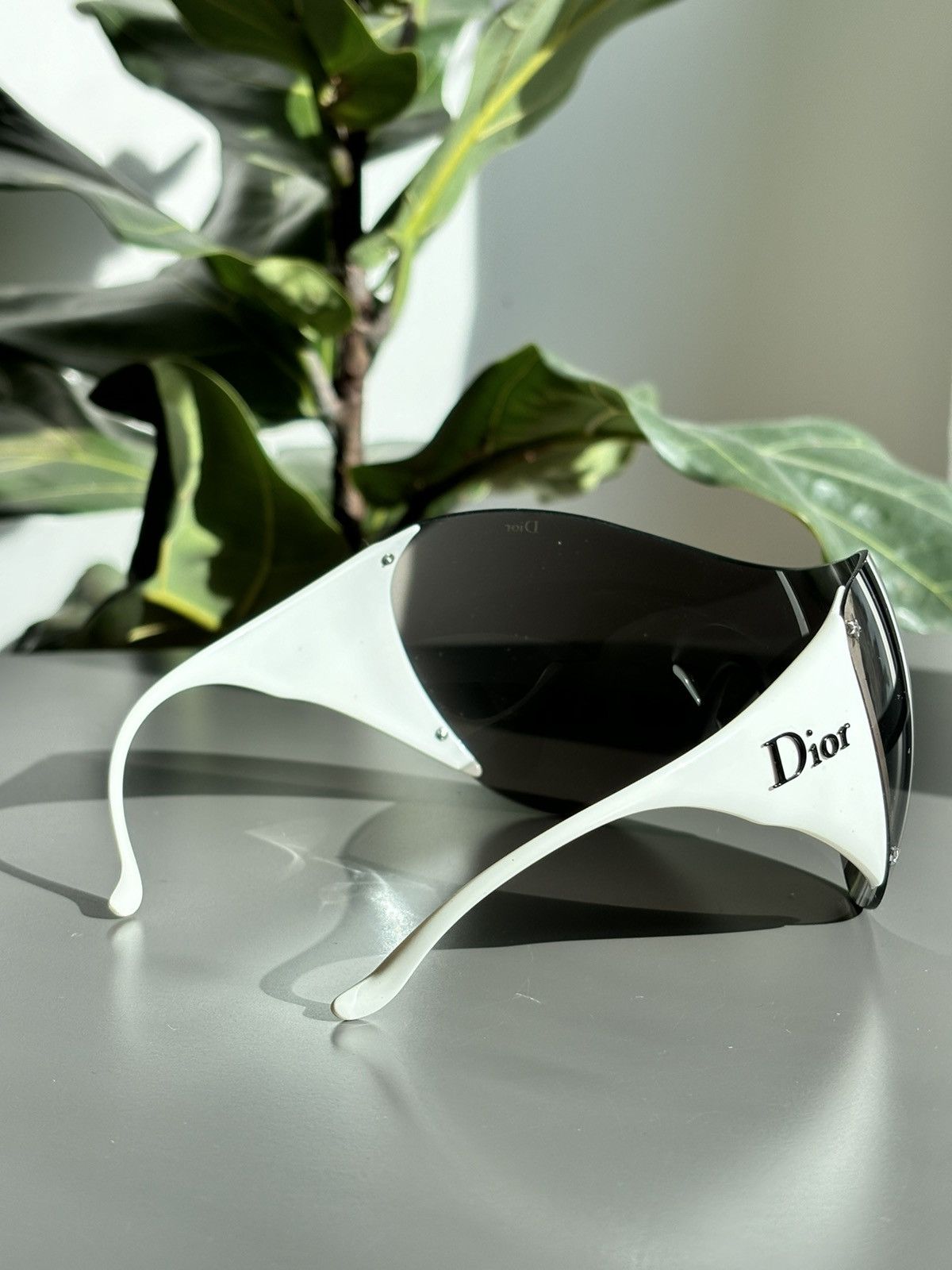 Dior Sunglasses Ski 1 Shield Mask Sport Vintage Bike Overshine Size ONE SIZE - 2 Thumbnail