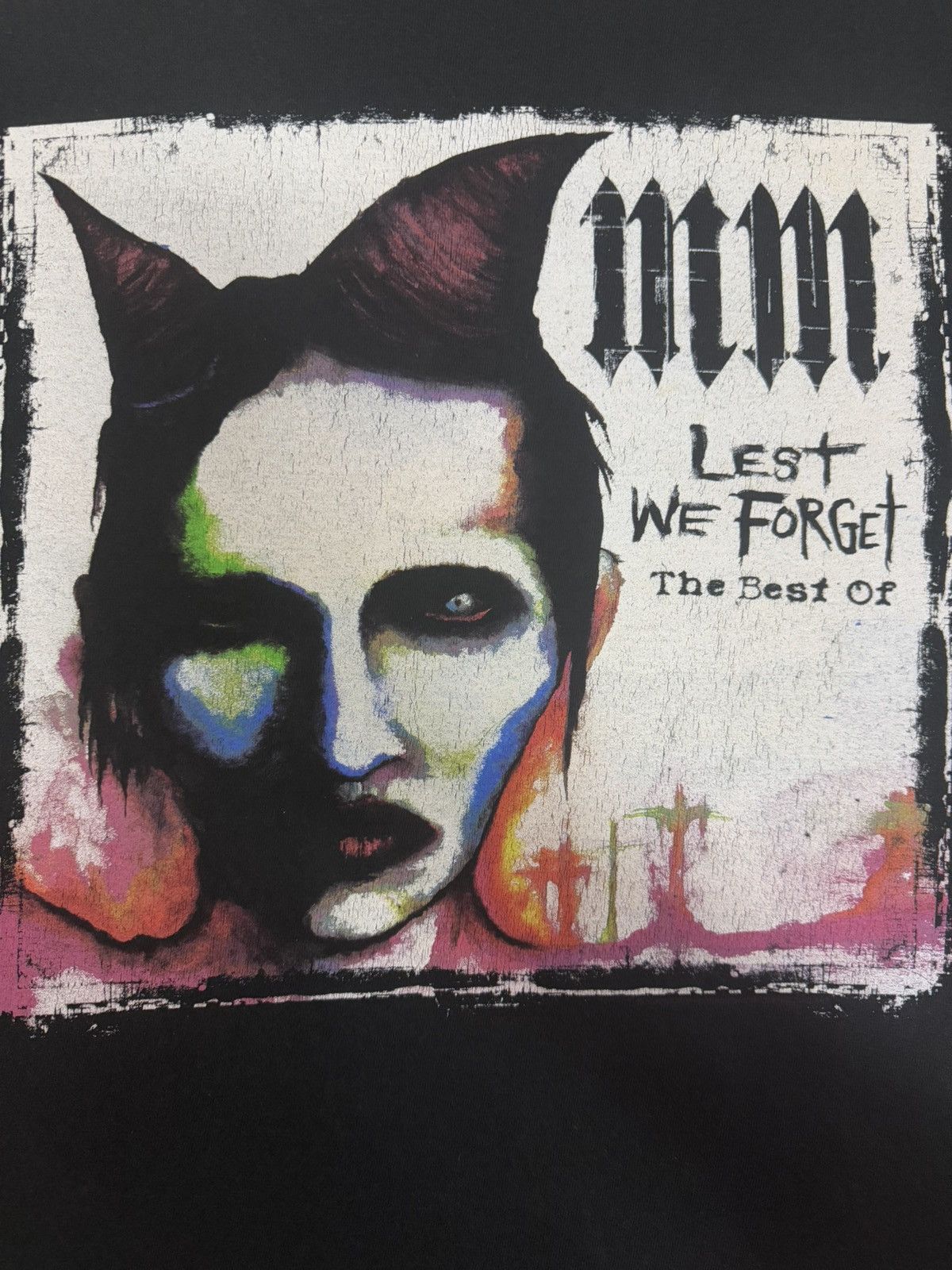 Band Tees × Marilyn Manson × Vintage Marilyn Manson Lest we forget against all god Size US L / EU 52-54 / 3 - 2 Thumbnail